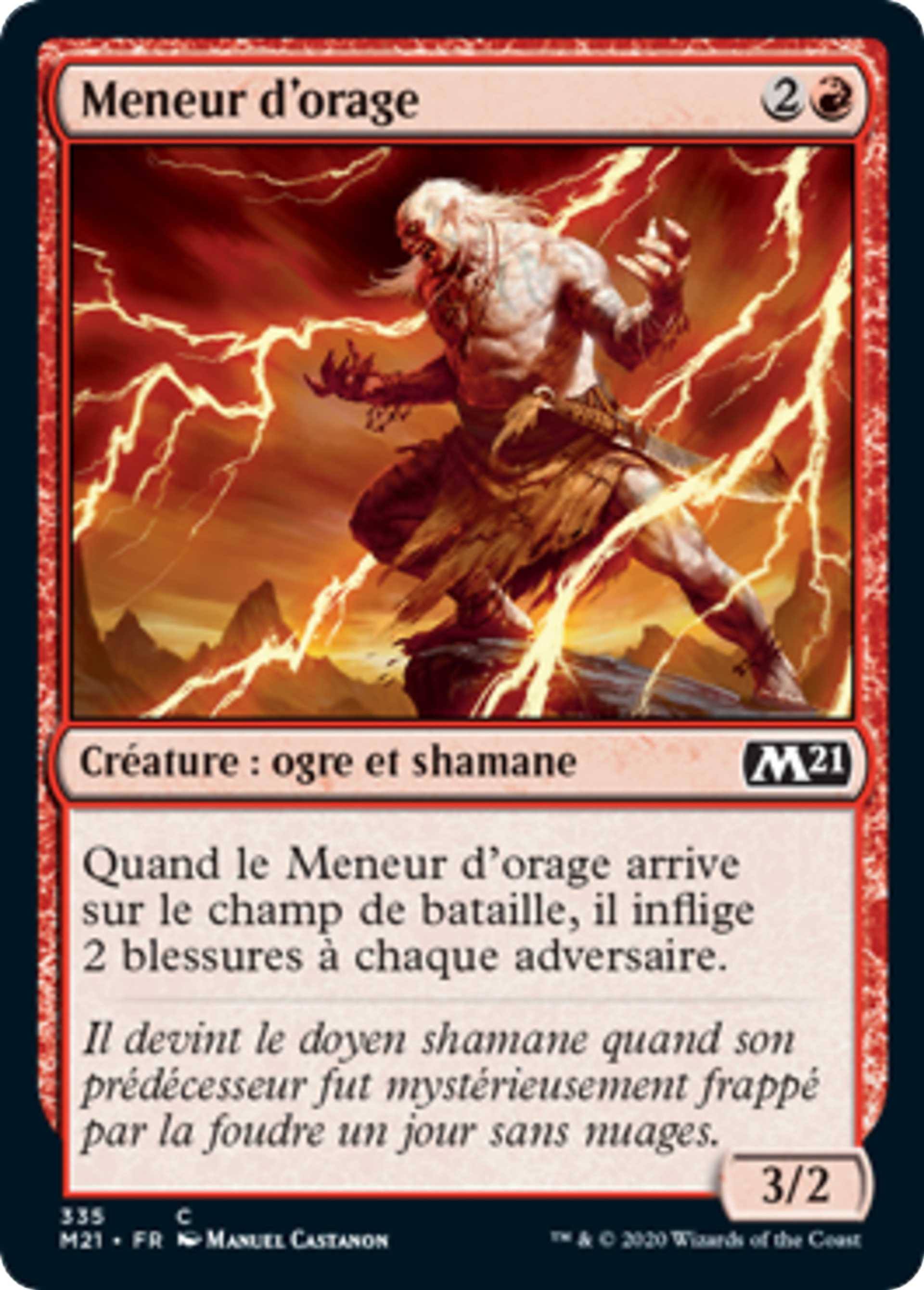 Meneur d'orage — Core Set 2021 — Magic: The Gathering