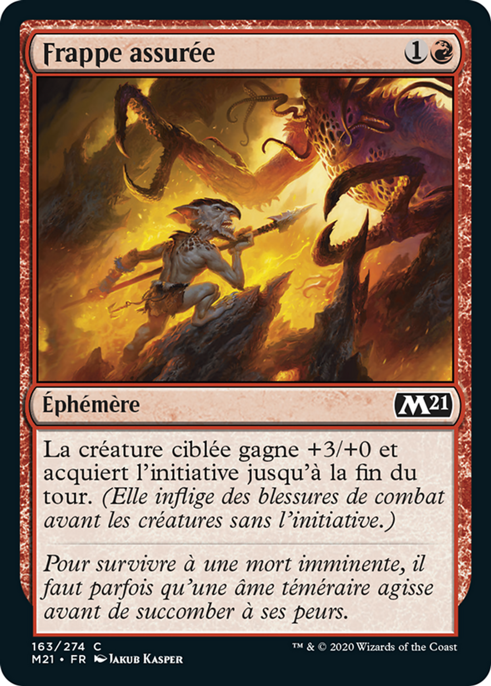 Frappe assurée — Core Set 2021 — Magic: The Gathering