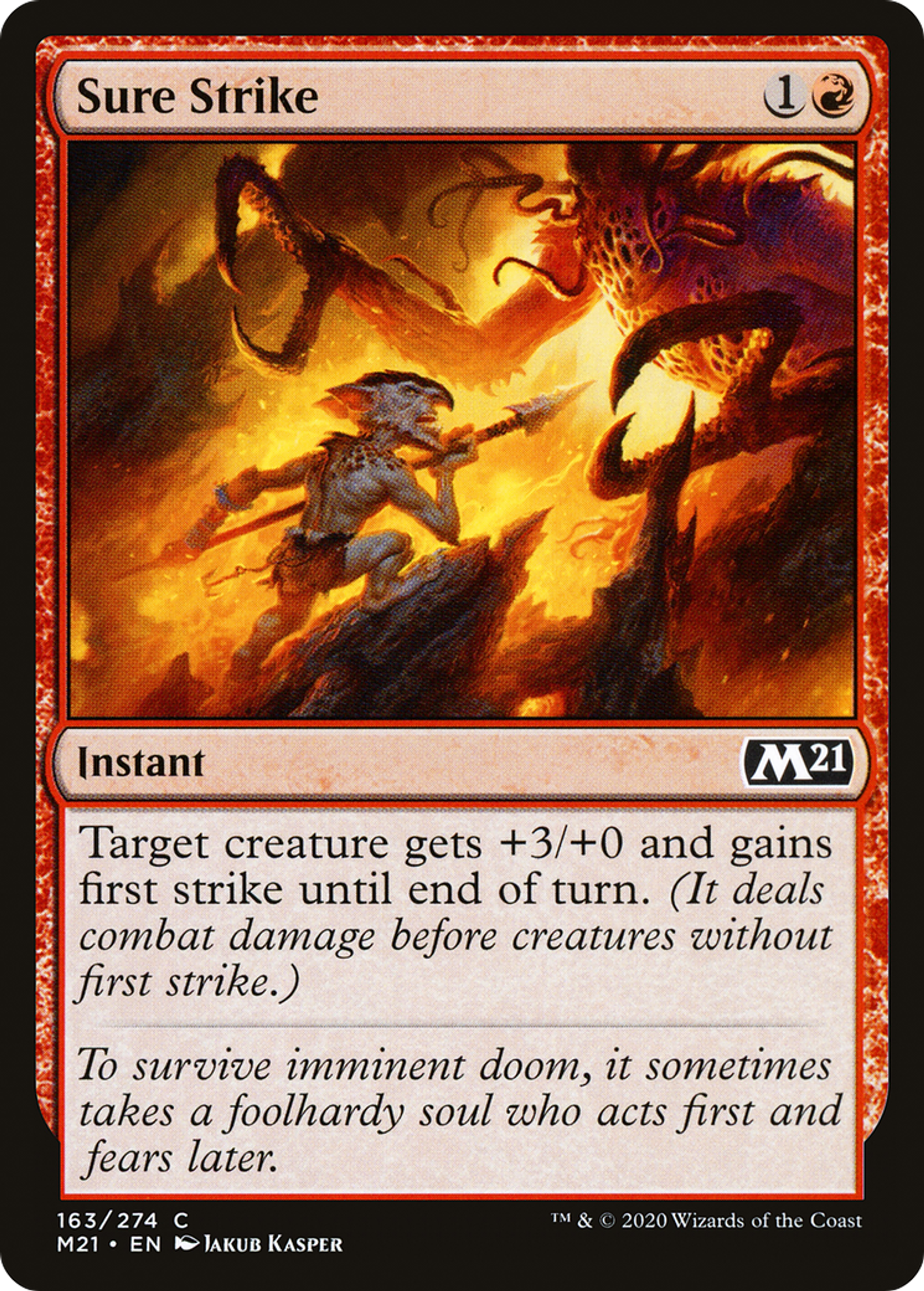 Frappe assurée — Core Set 2021 — Magic: The Gathering