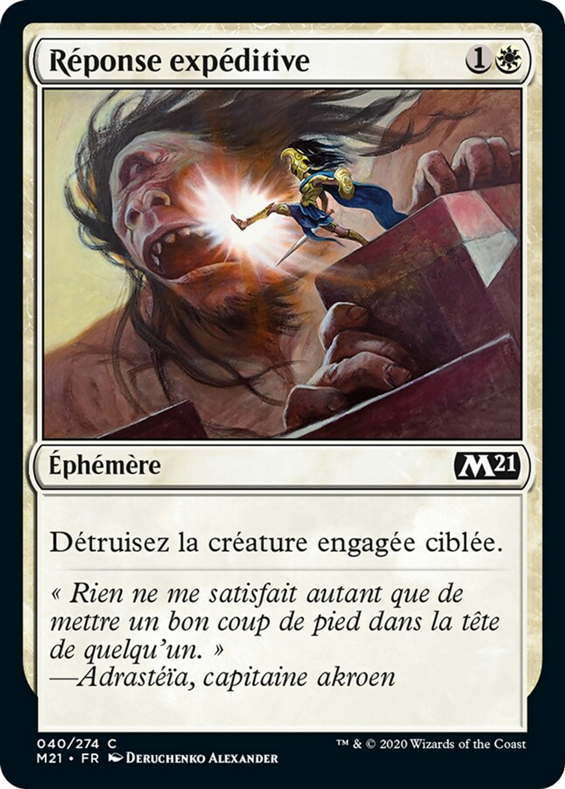 Réponse expéditive — Core Set 2021 — Magic: The Gathering