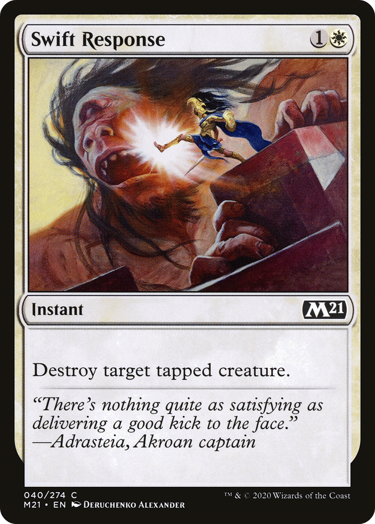 Swift Response — Core Set 2021 — Magic: The Gathering