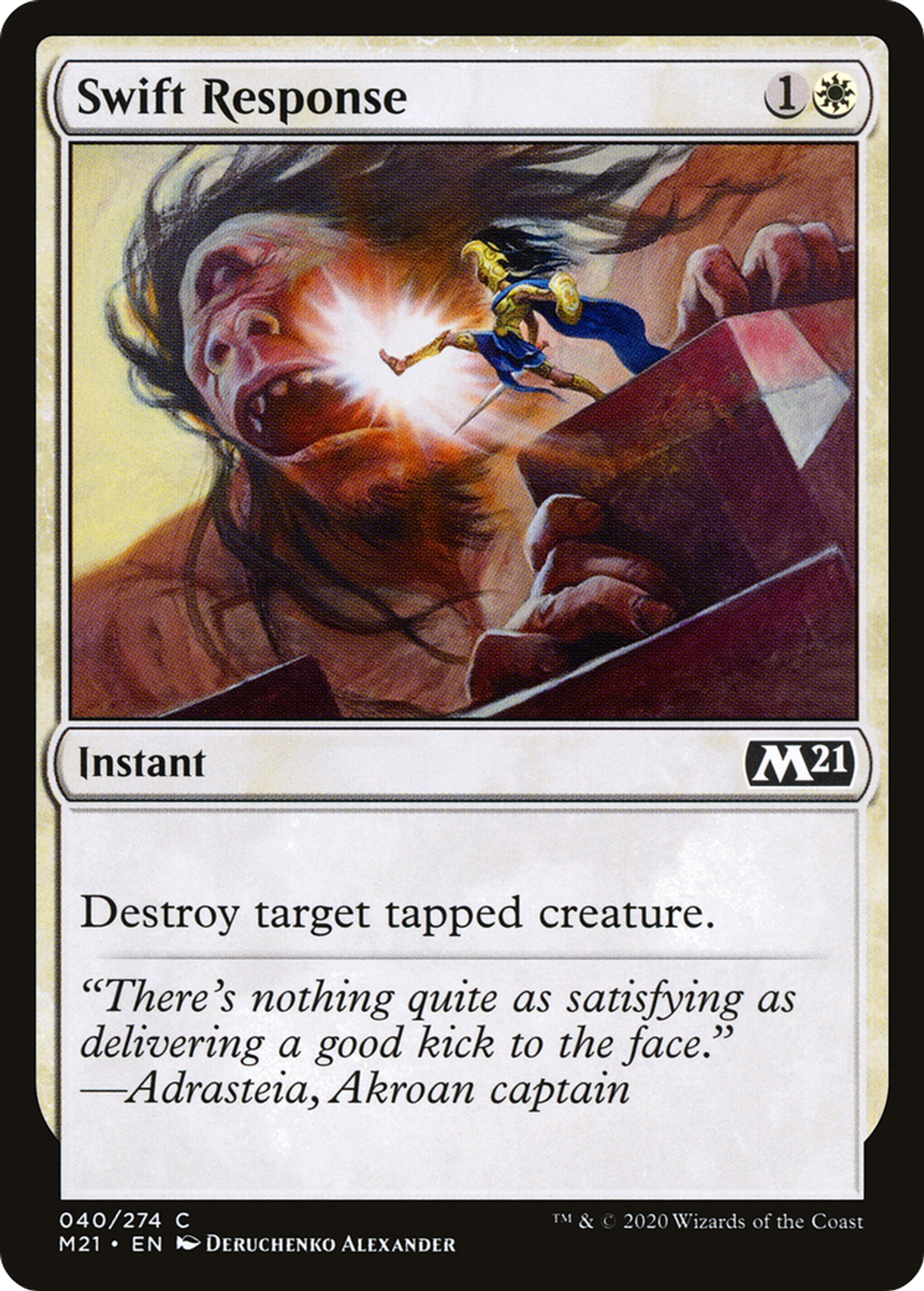 Swift Response — Core Set 2021 — Magic: The Gathering