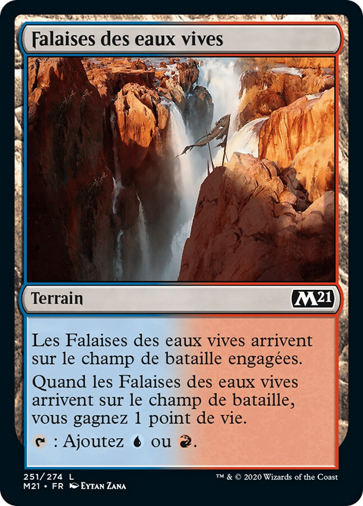 Falaises des eaux vives — Core Set 2021 — Magic: The Gathering