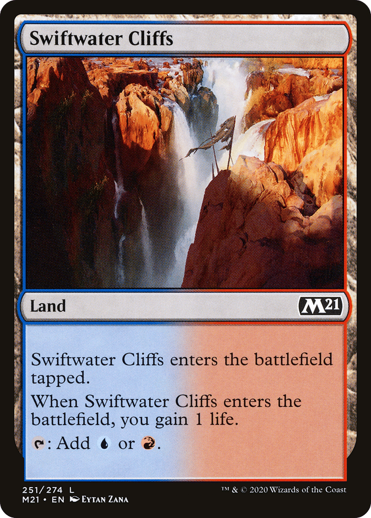 Swiftwater Cliffs — Core Set 2021 — Magic: The Gathering