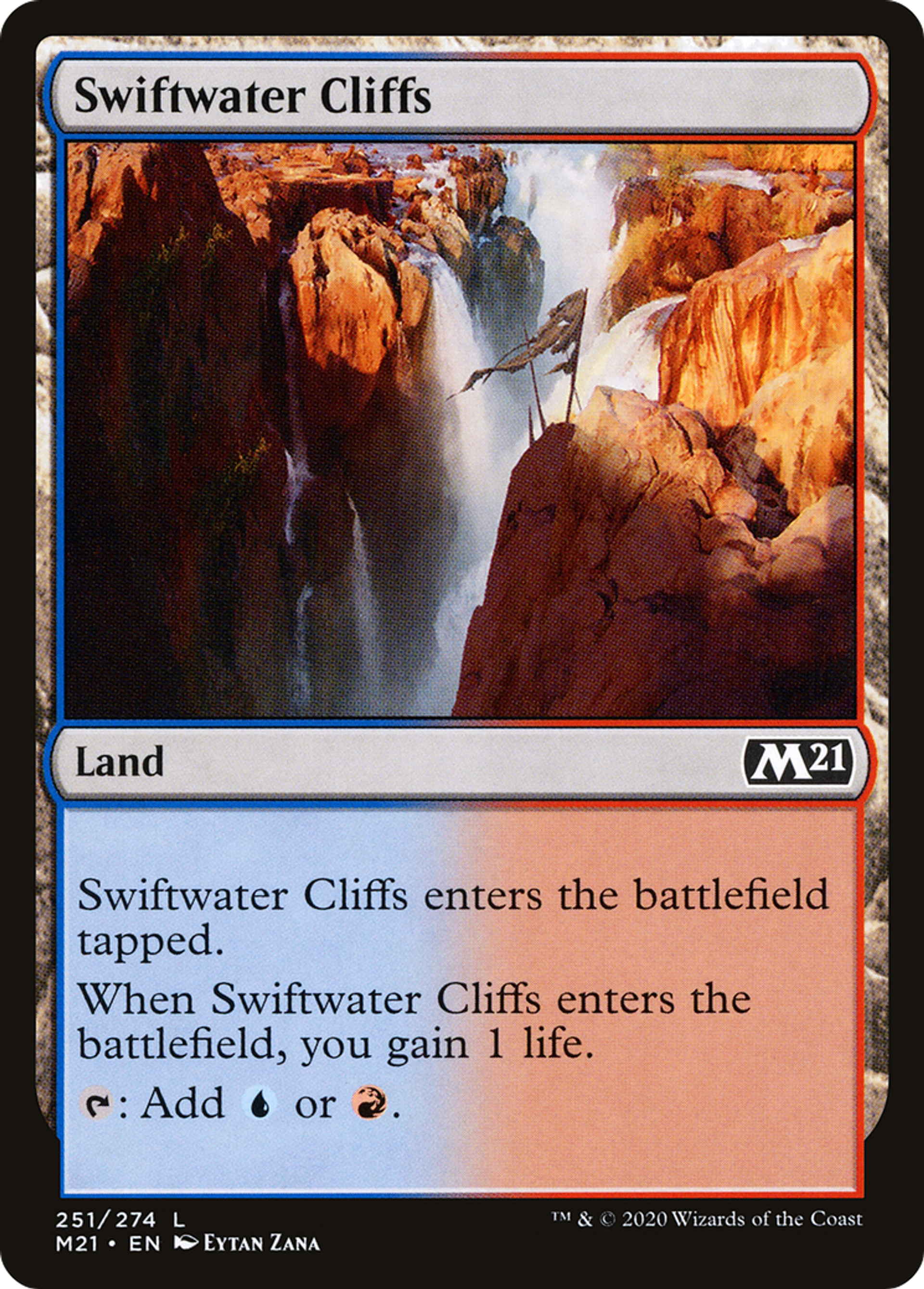 Swiftwater Cliffs — Core Set 2021 — Magic: The Gathering