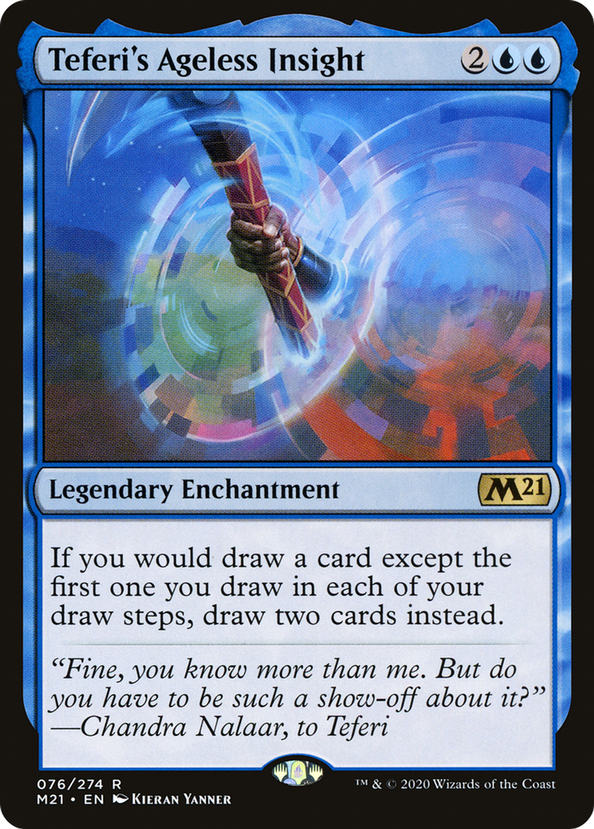 Perspicacité sans âge de Téfeiri — Core Set 2021 — Magic: The Gathering
