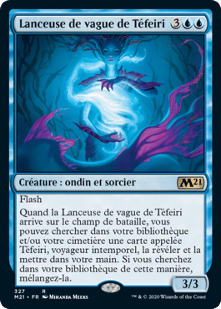 Lanceuse de vague de Téfeiri — Core Set 2021 — Magic: The Gathering