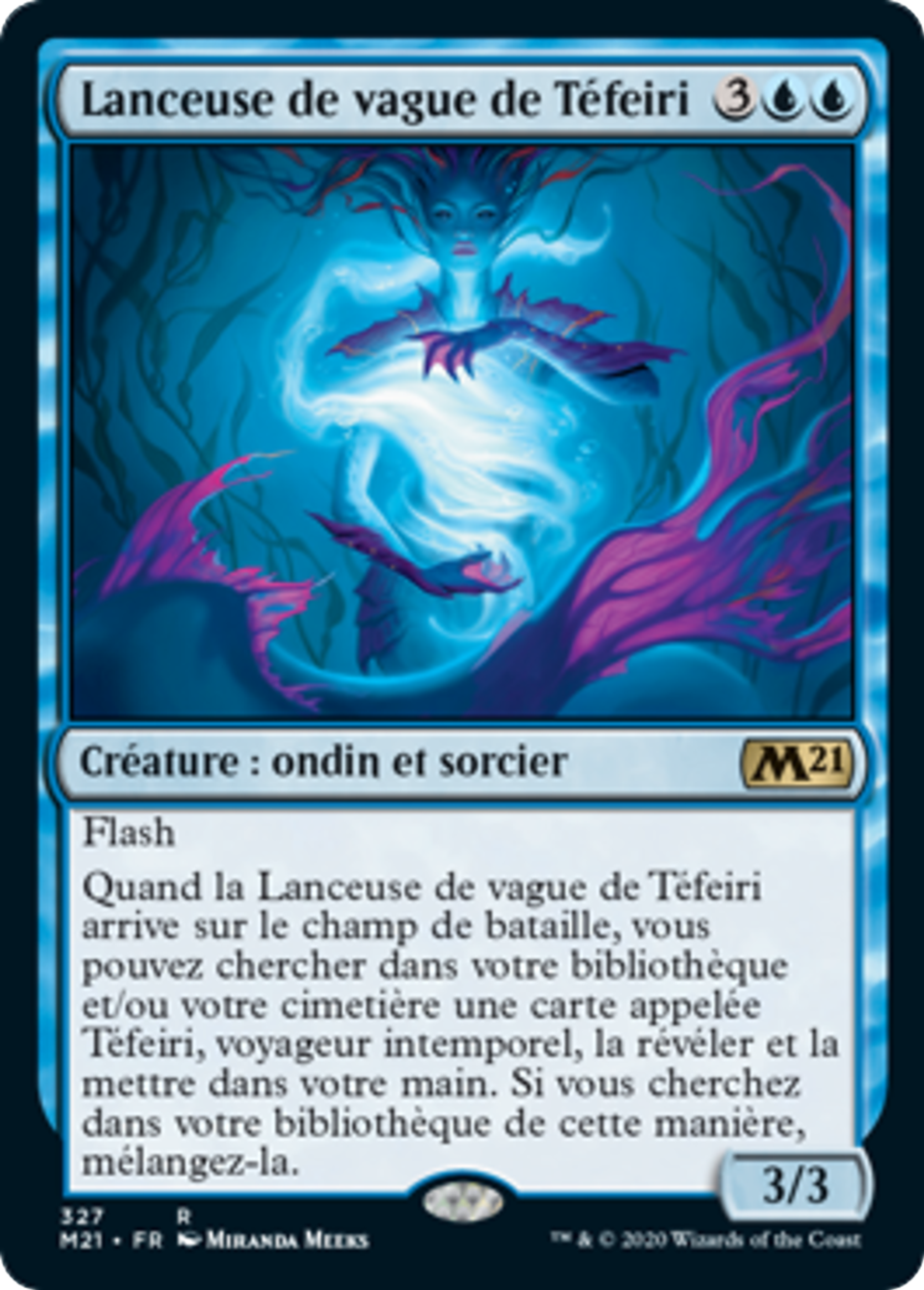 Lanceuse de vague de Téfeiri — Core Set 2021 — Magic: The Gathering