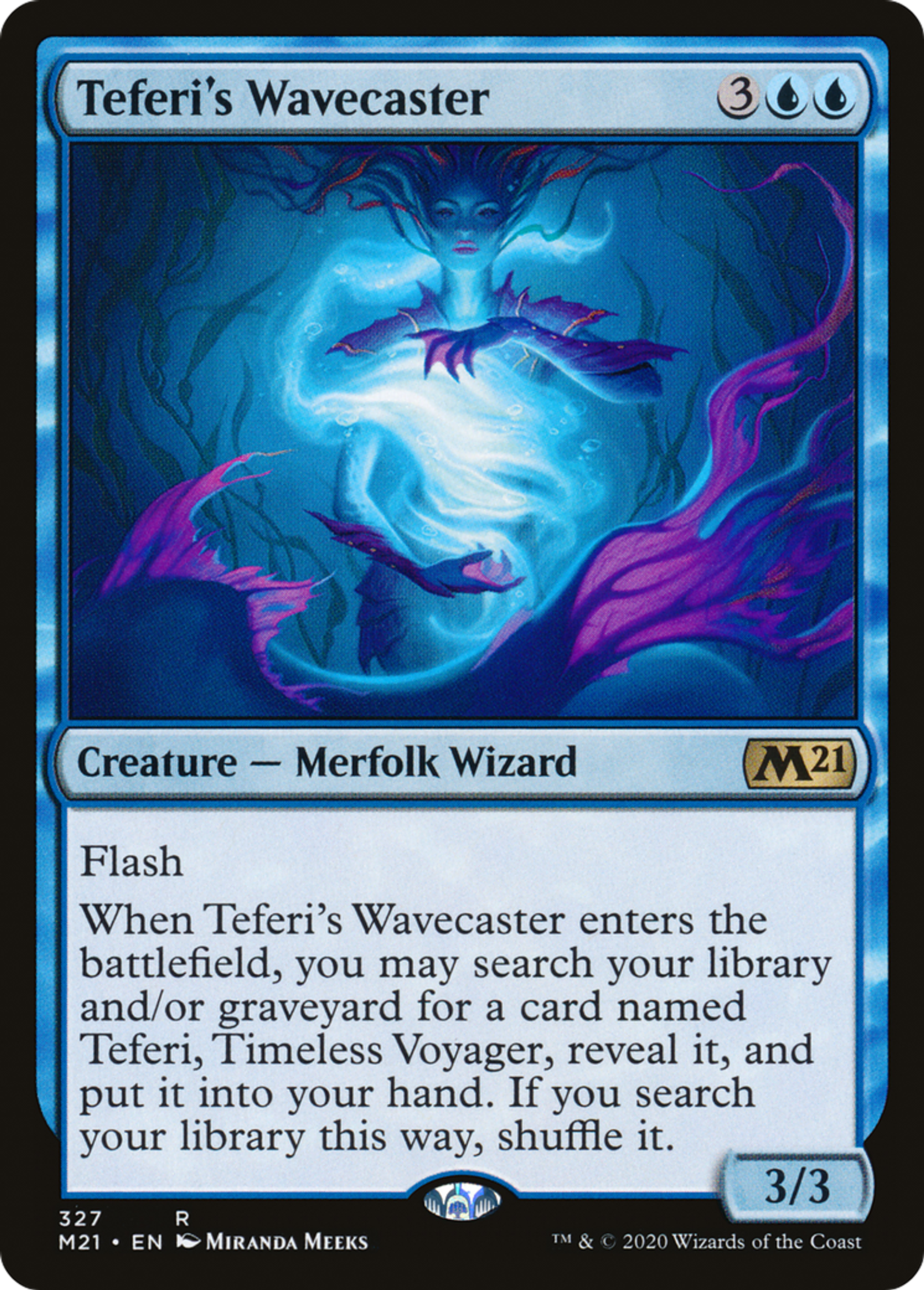 Teferi's Wavecaster — Core Set 2021 — Magic: The Gathering
