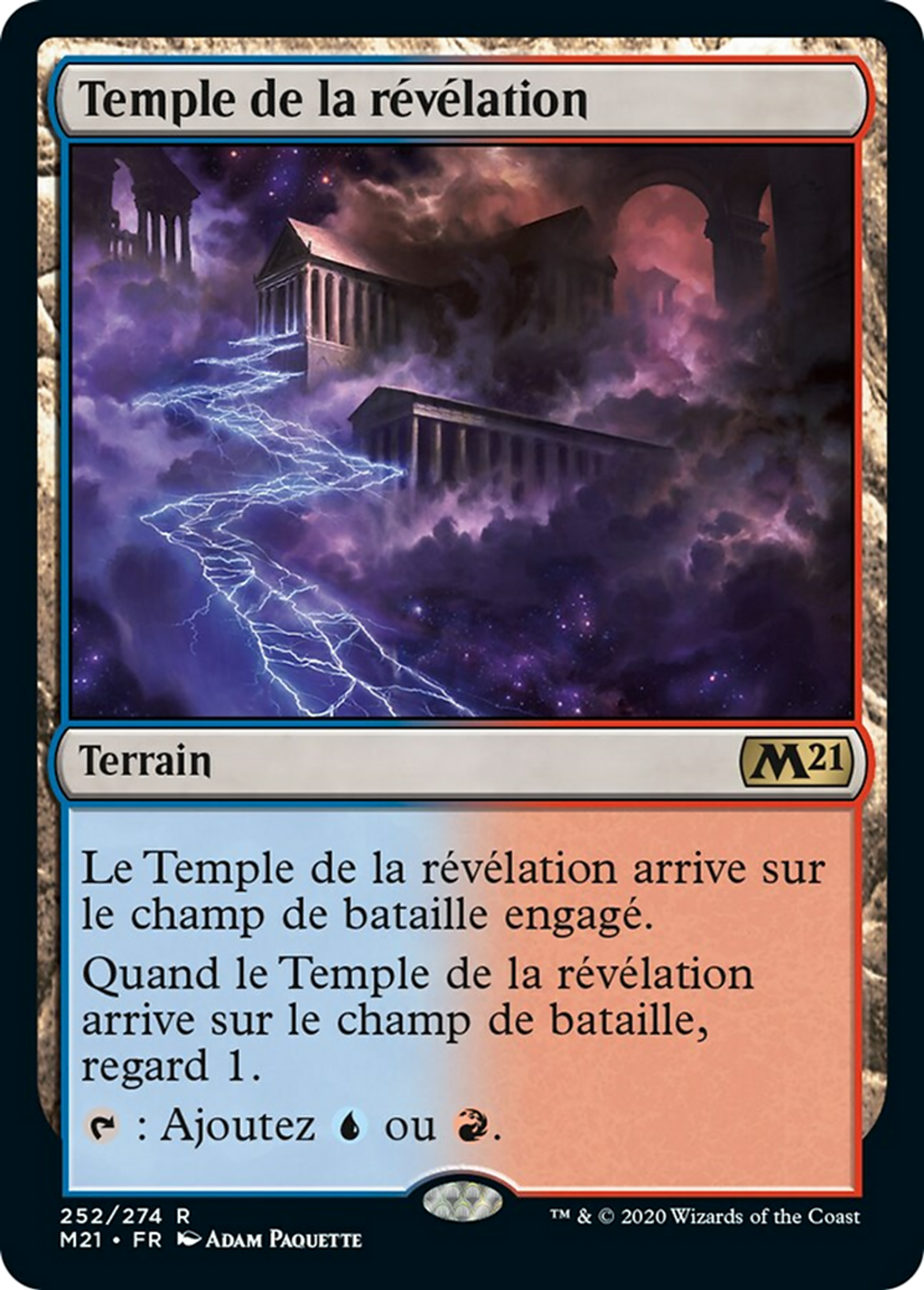 Temple de la révélation — Core Set 2021 — Magic: The Gathering