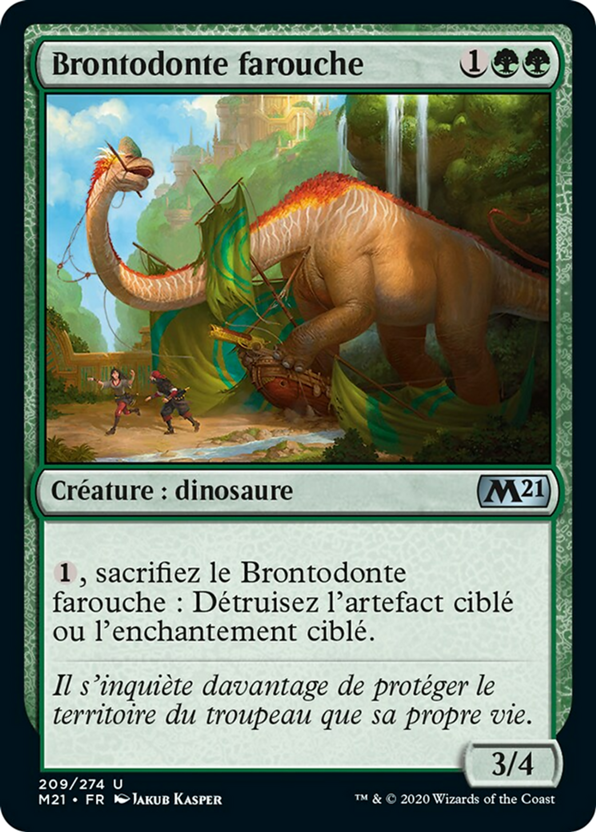 Brontodonte farouche — Core Set 2021 — Magic: The Gathering