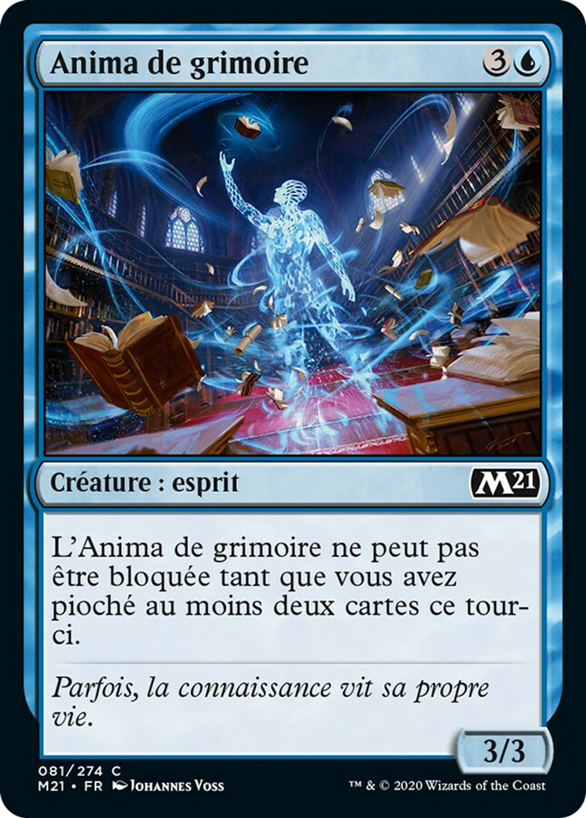 Anima de grimoire — Core Set 2021 — Magic: The Gathering