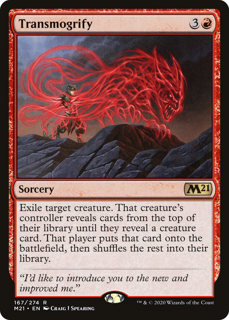 Transmogrify — Core Set 2021 — Magic: The Gathering