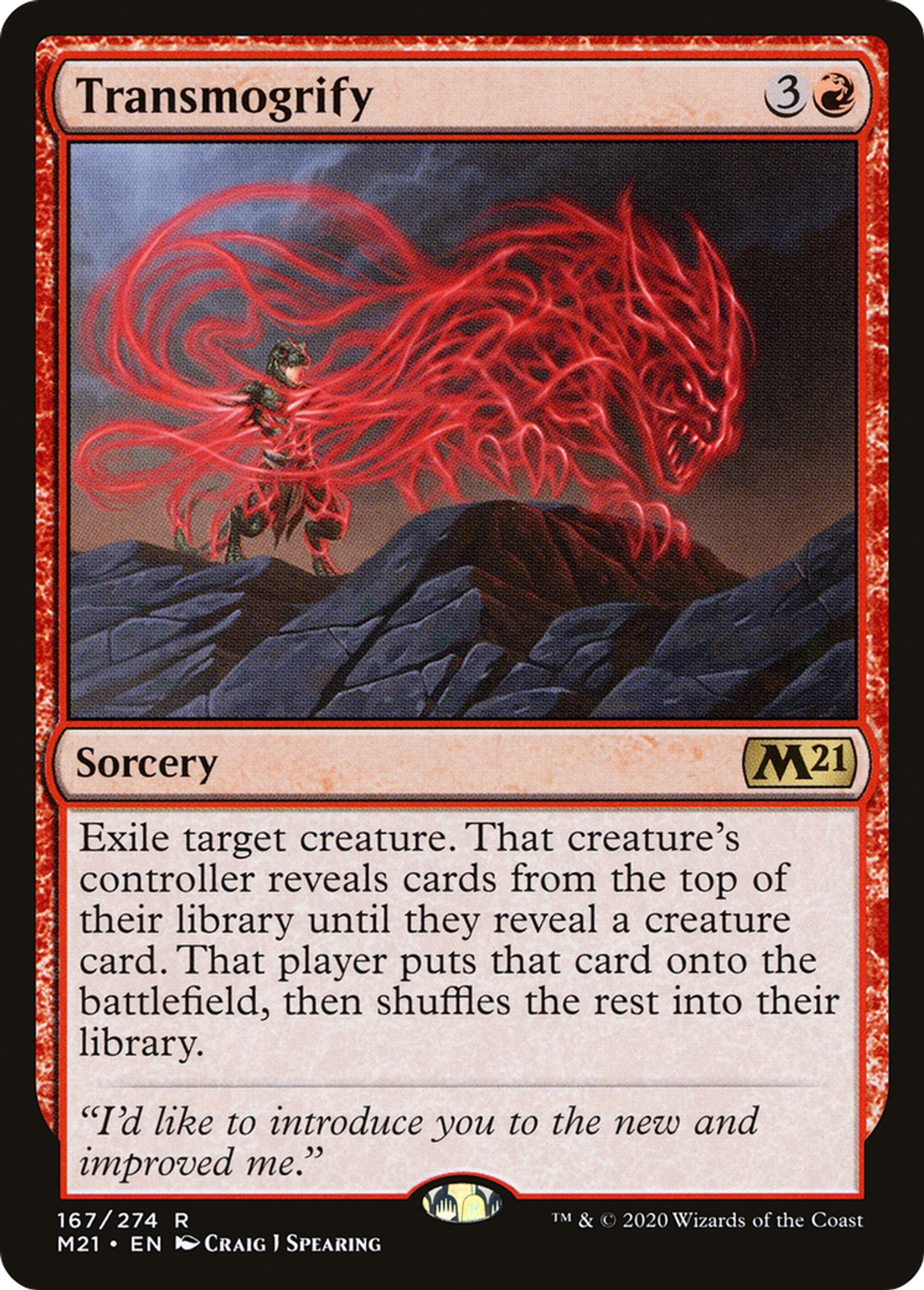 Transmogrify — Core Set 2021 — Magic: The Gathering