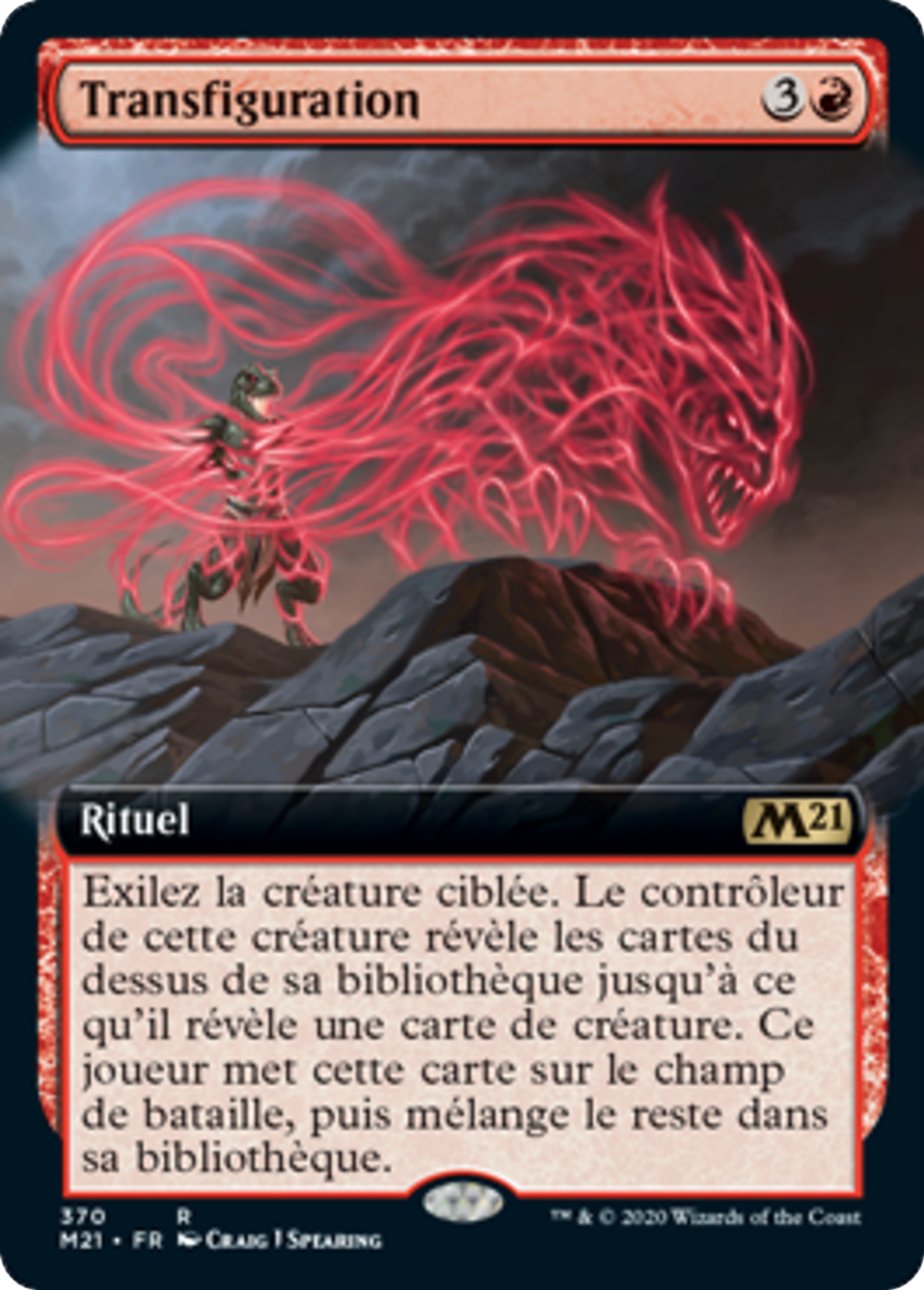 Transfiguration — Core Set 2021 — Magic: The Gathering
