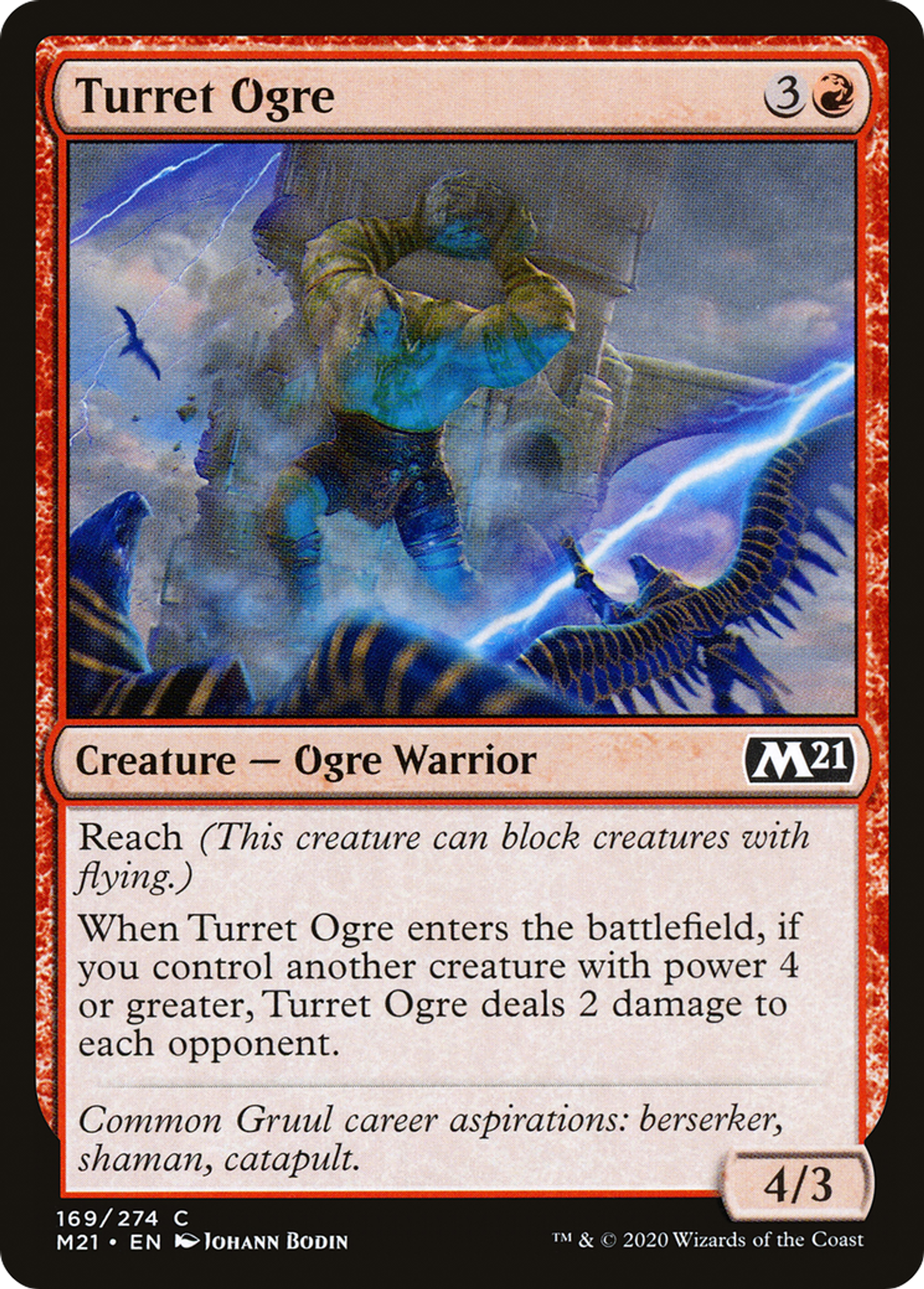 Turret Ogre — Core Set 2021 — Magic: The Gathering