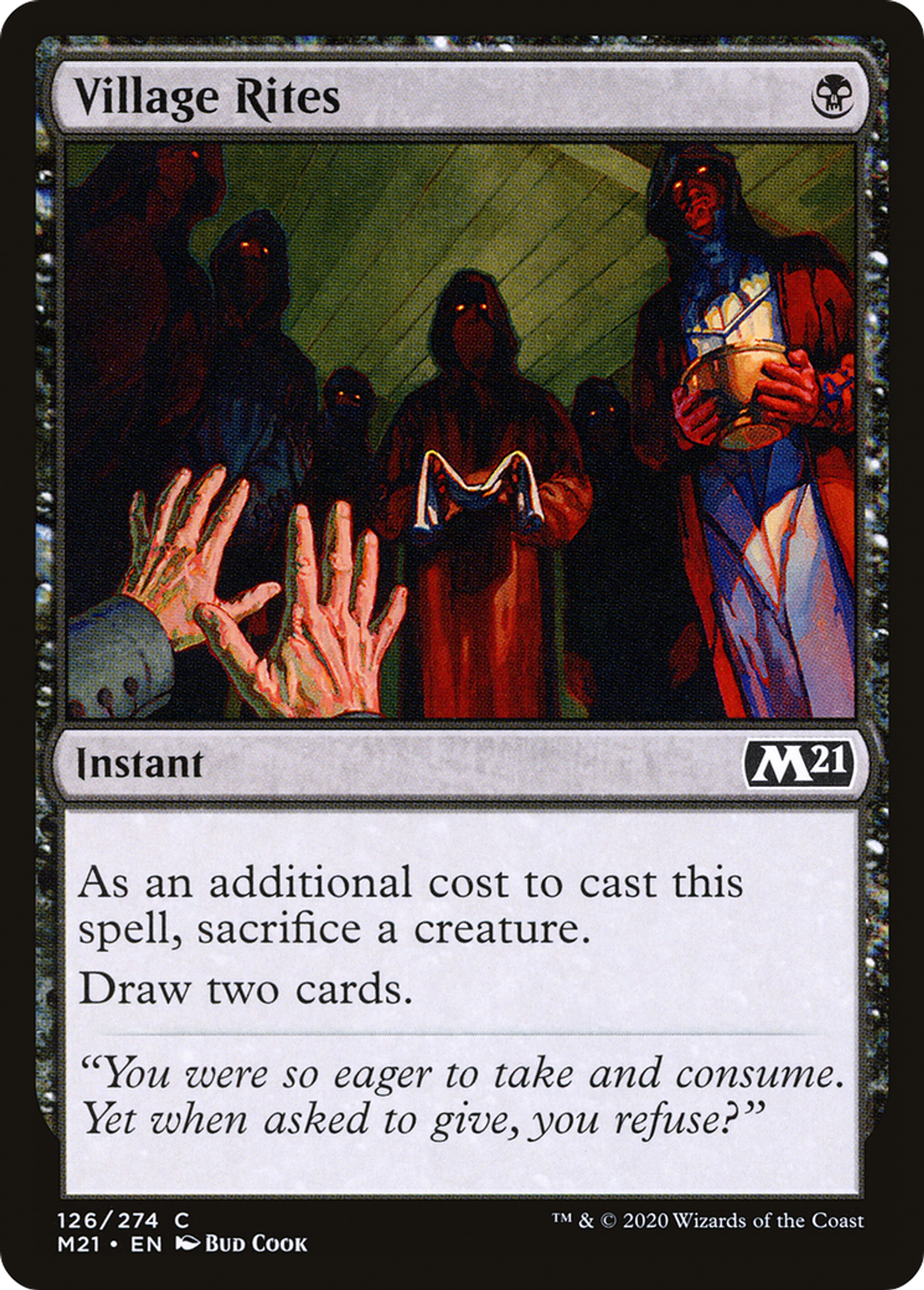 Village Rites — Core Set 2021 — Magic: The Gathering