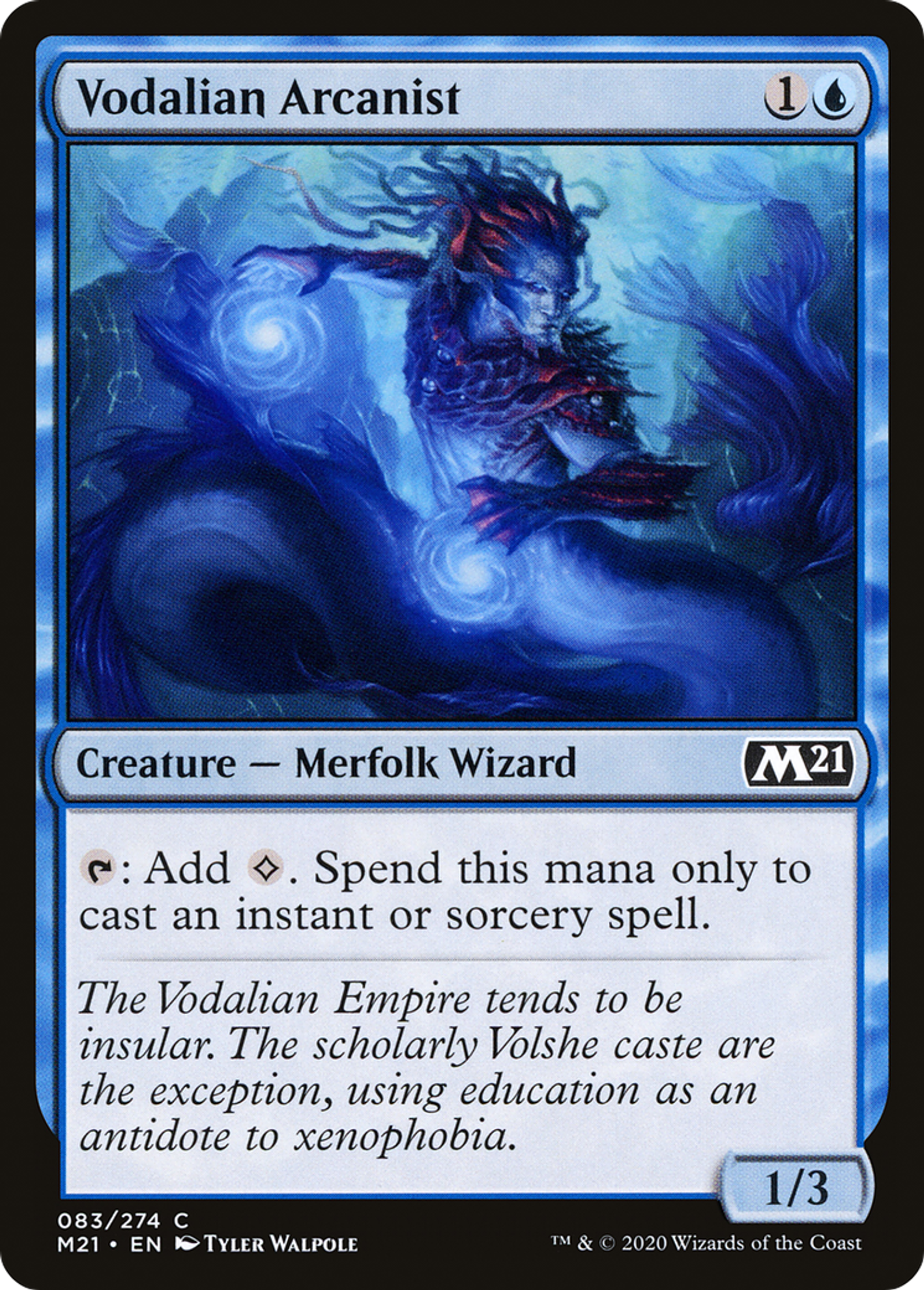 Vodalian Arcanist — Core Set 2021 — Magic: The Gathering