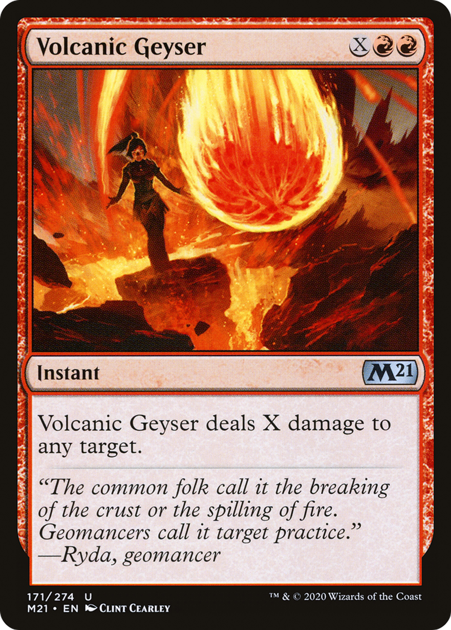 Volcanic Geyser — Core Set 2021 — Magic: The Gathering