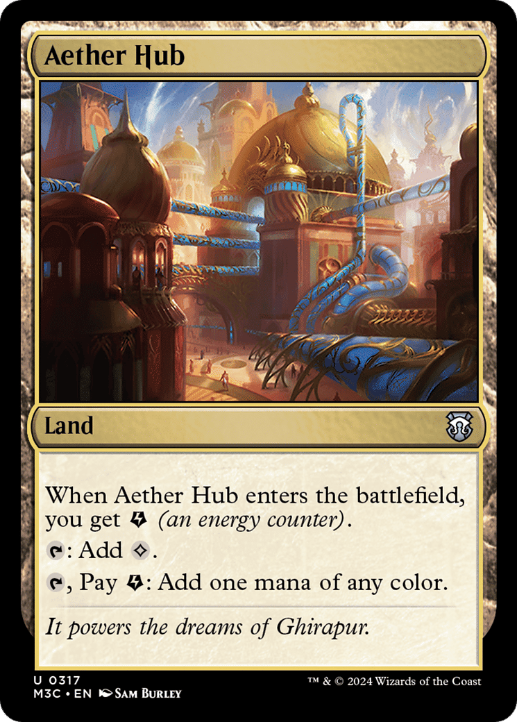 Aether Hub — Modern Horizons 3 Commander — Magic: The Gathering