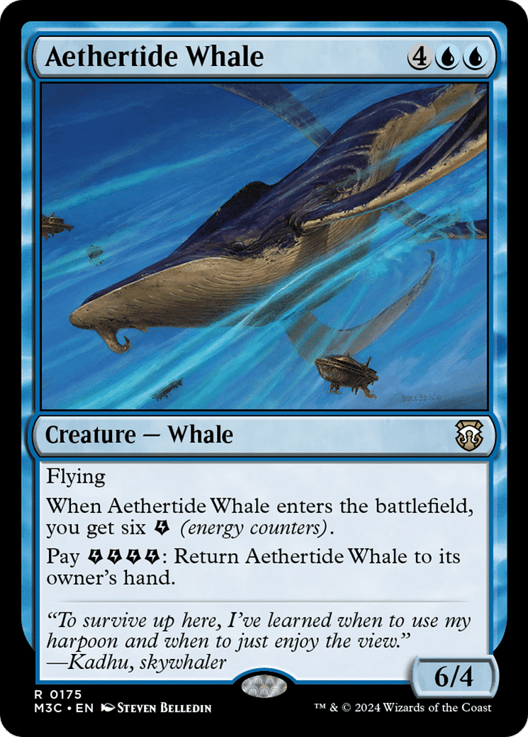 Aethertide Whale — Modern Horizons 3 Commander — Magic: The Gathering
