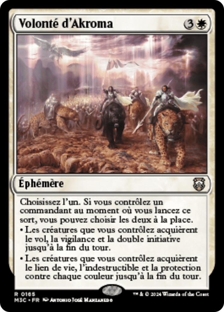 Volonté d'Akroma — Modern Horizons 3 Commander — Magic: The Gathering