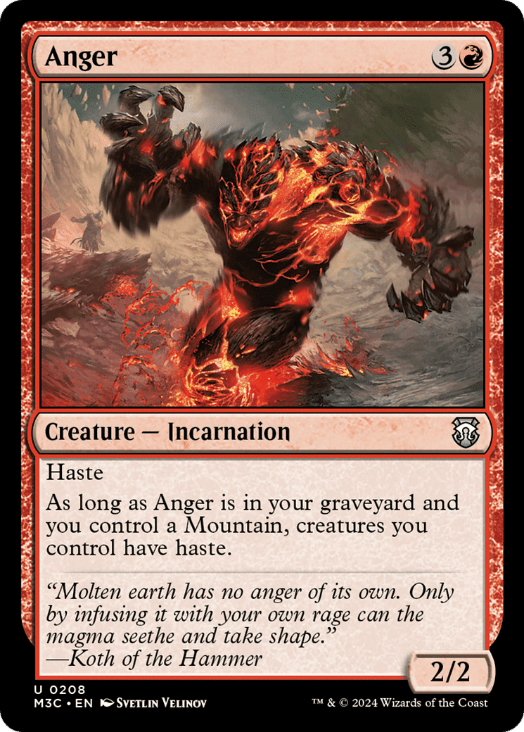Anger — Modern Horizons 3 Commander — Magic: The Gathering