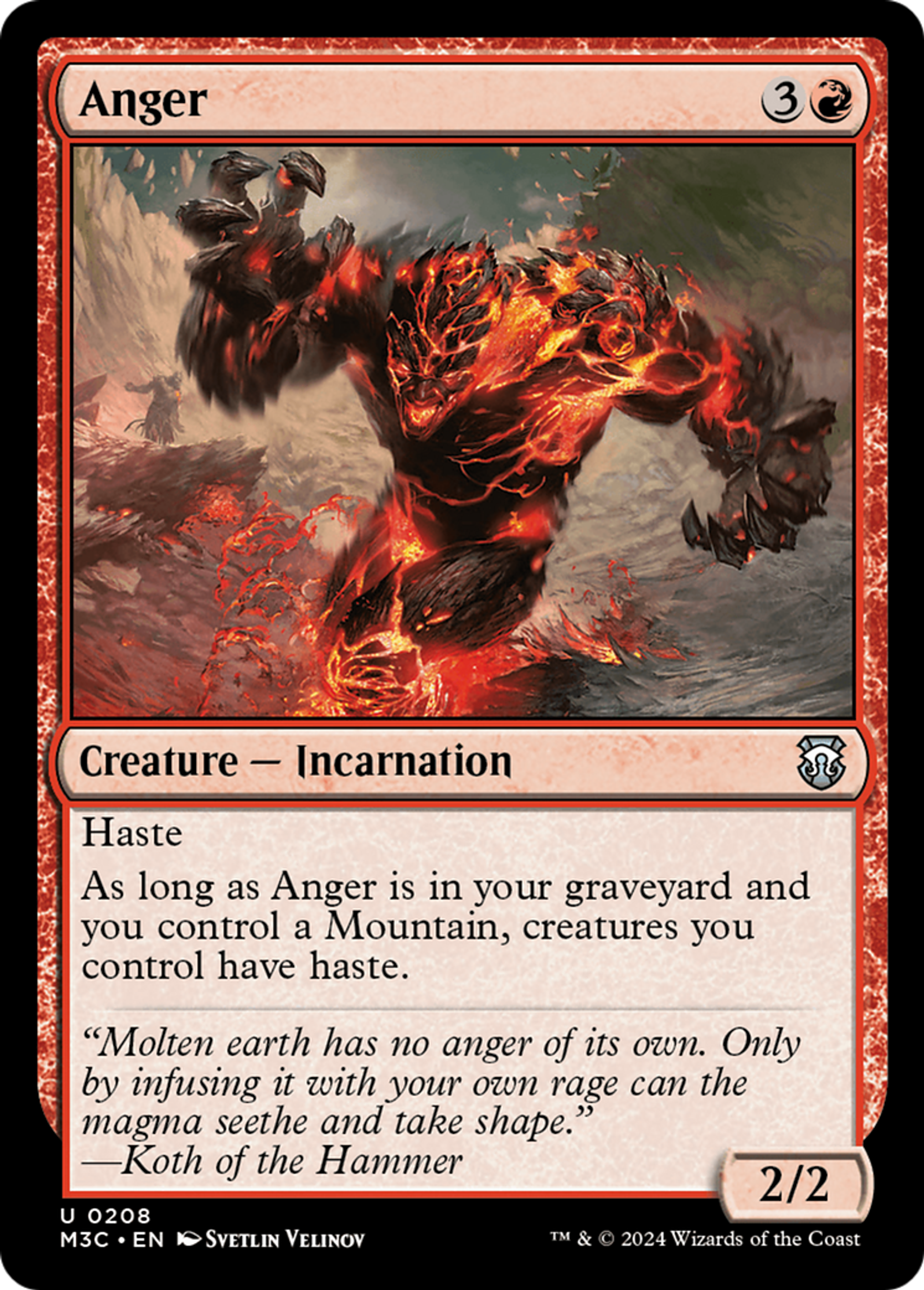 Anger — Modern Horizons 3 Commander — Magic: The Gathering