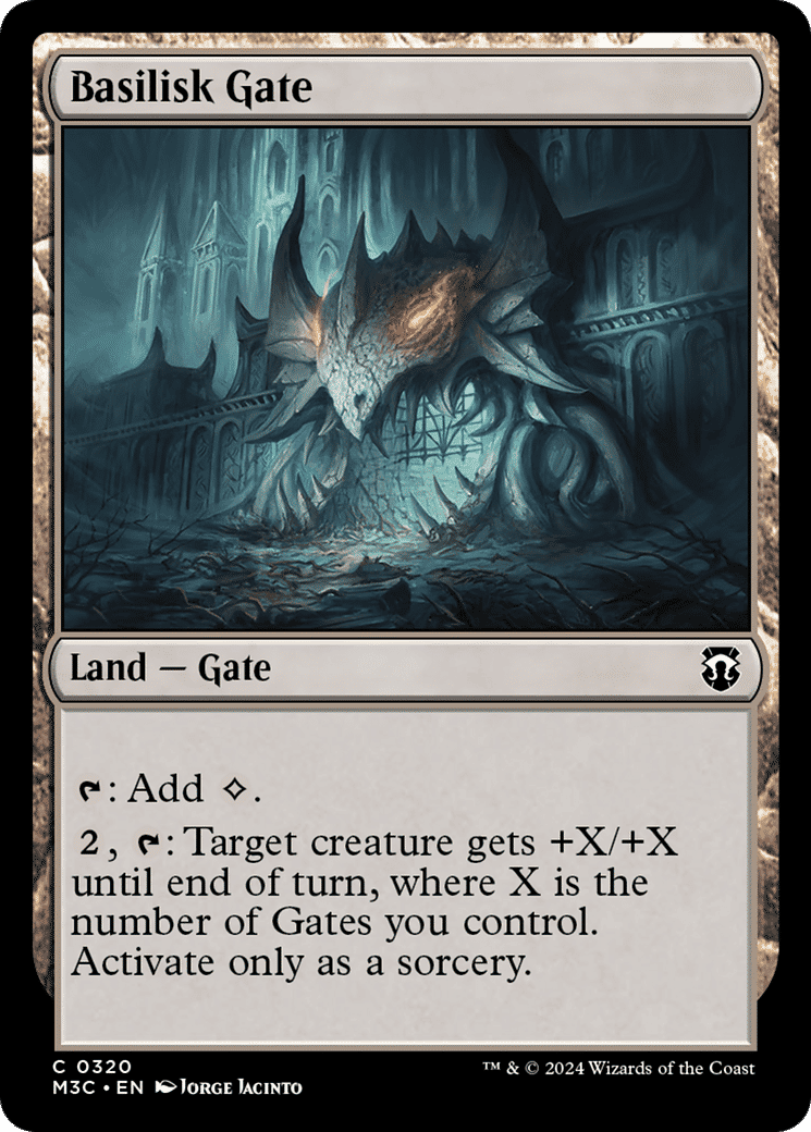 Basilisk Gate from Modern Horizons 3 Commander - Magic: The Gathering