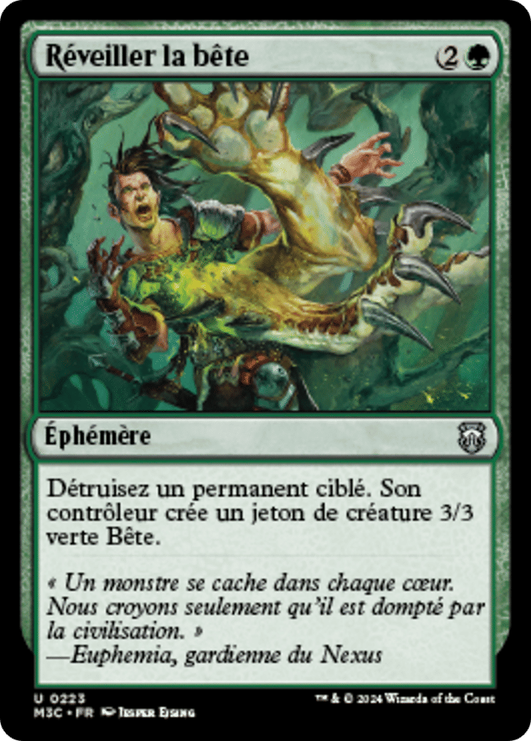 Réveiller la bête — Modern Horizons 3 Commander — Magic: The Gathering