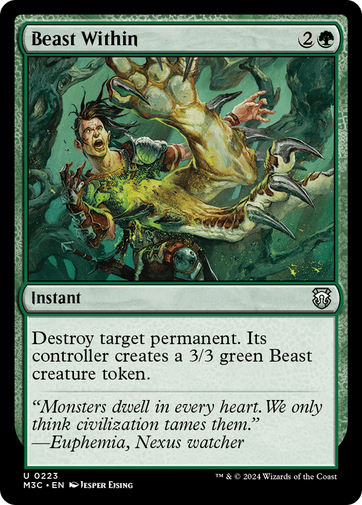 Beast Within — Modern Horizons 3 Commander — Magic: The Gathering
