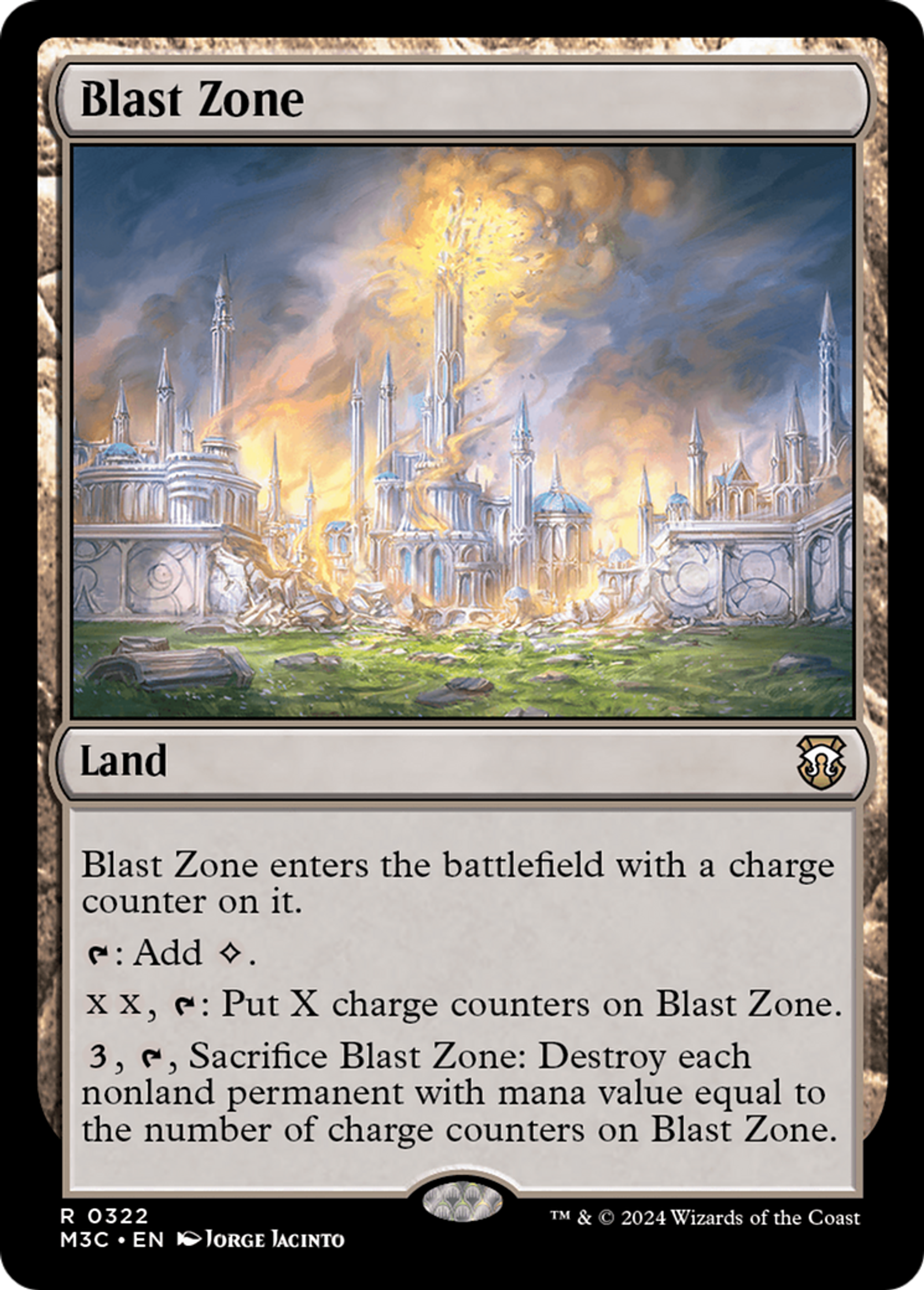 Blast Zone — Modern Horizons 3 Commander — Magic: The Gathering