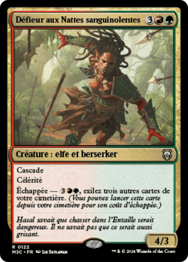 Défieur aux Nattes sanguinolentes — Modern Horizons 3 Commander — Magic: The Gathering