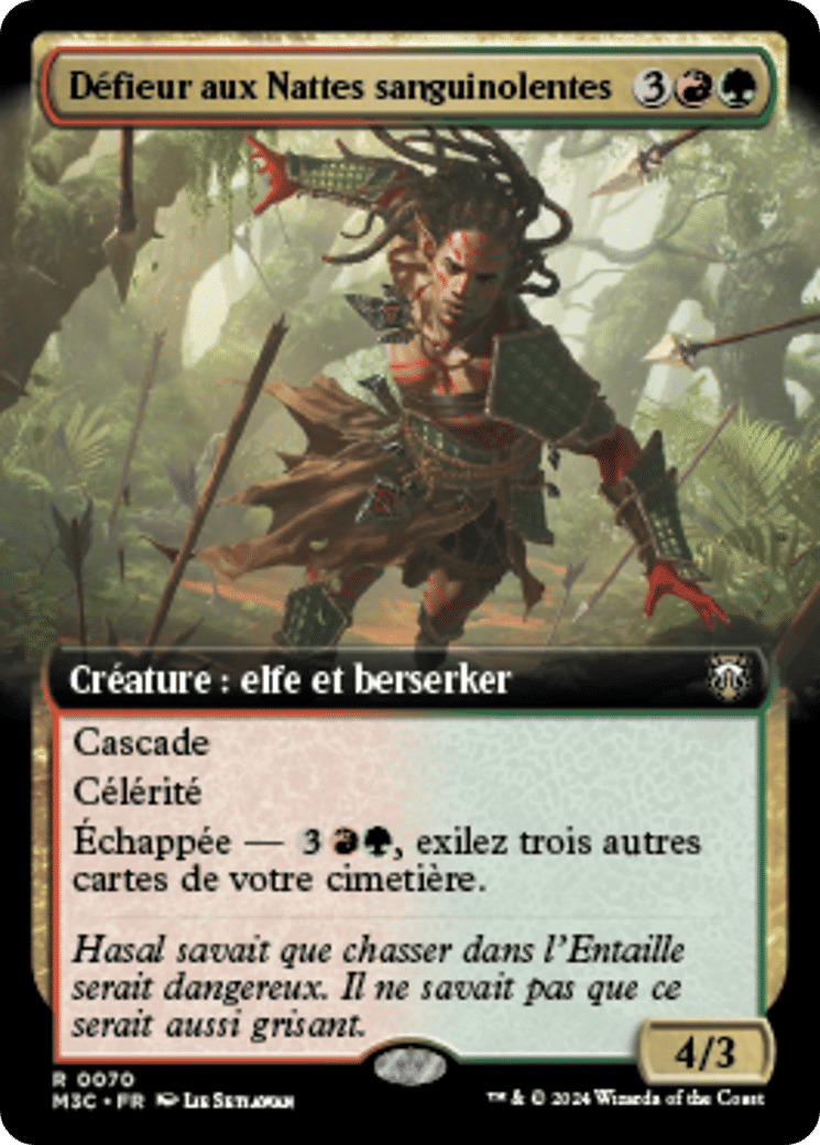 Défieur aux Nattes sanguinolentes — Modern Horizons 3 Commander — Magic: The Gathering