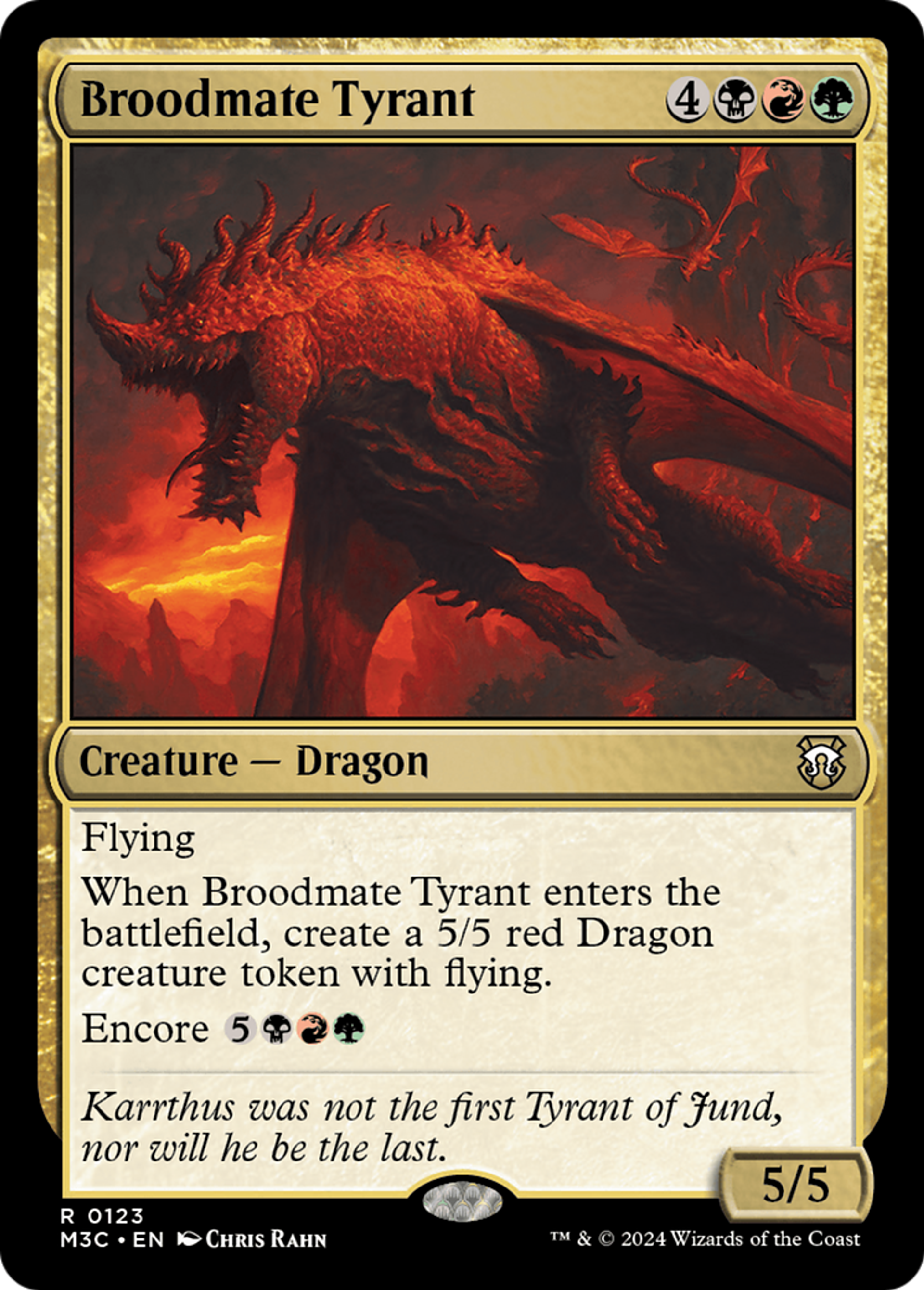 Broodmate Tyrant — Modern Horizons 3 Commander — Magic: The Gathering