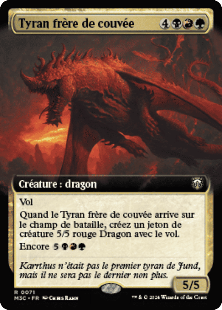 Tyran frère de couvée — Modern Horizons 3 Commander — Magic: The Gathering