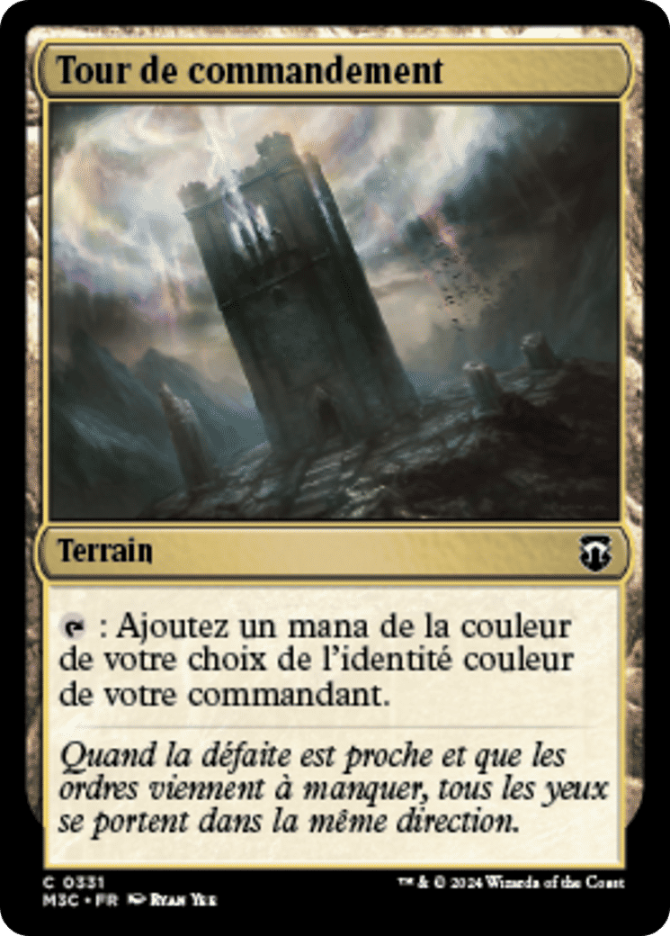Tour de commandement — Modern Horizons 3 Commander — Magic: The Gathering