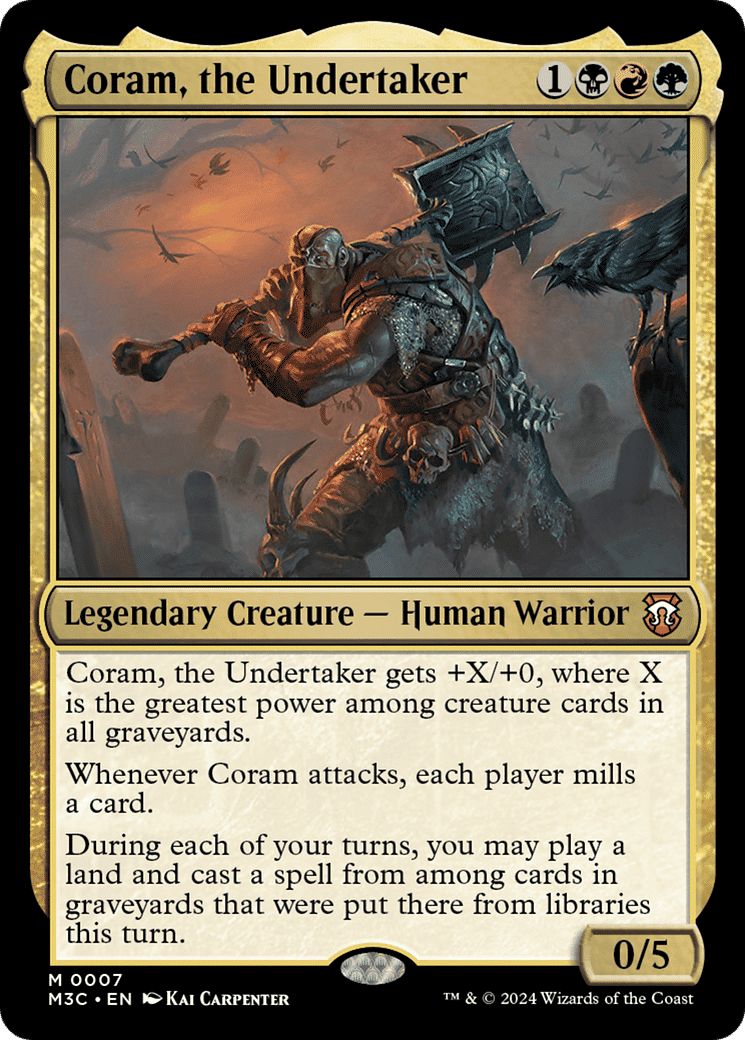 Coram, the Undertaker — Modern Horizons 3 Commander — Magic: The Gathering