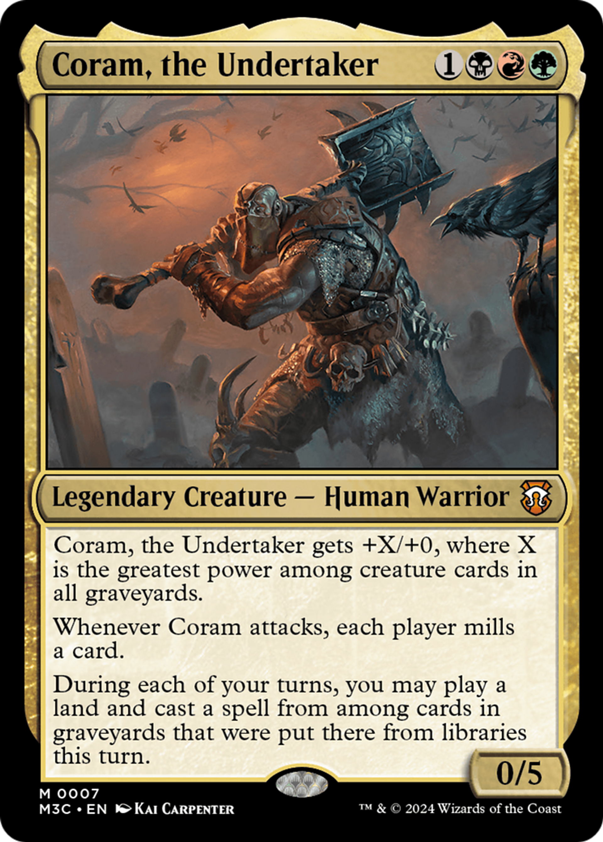 Coram, the Undertaker — Modern Horizons 3 Commander — Magic: The Gathering