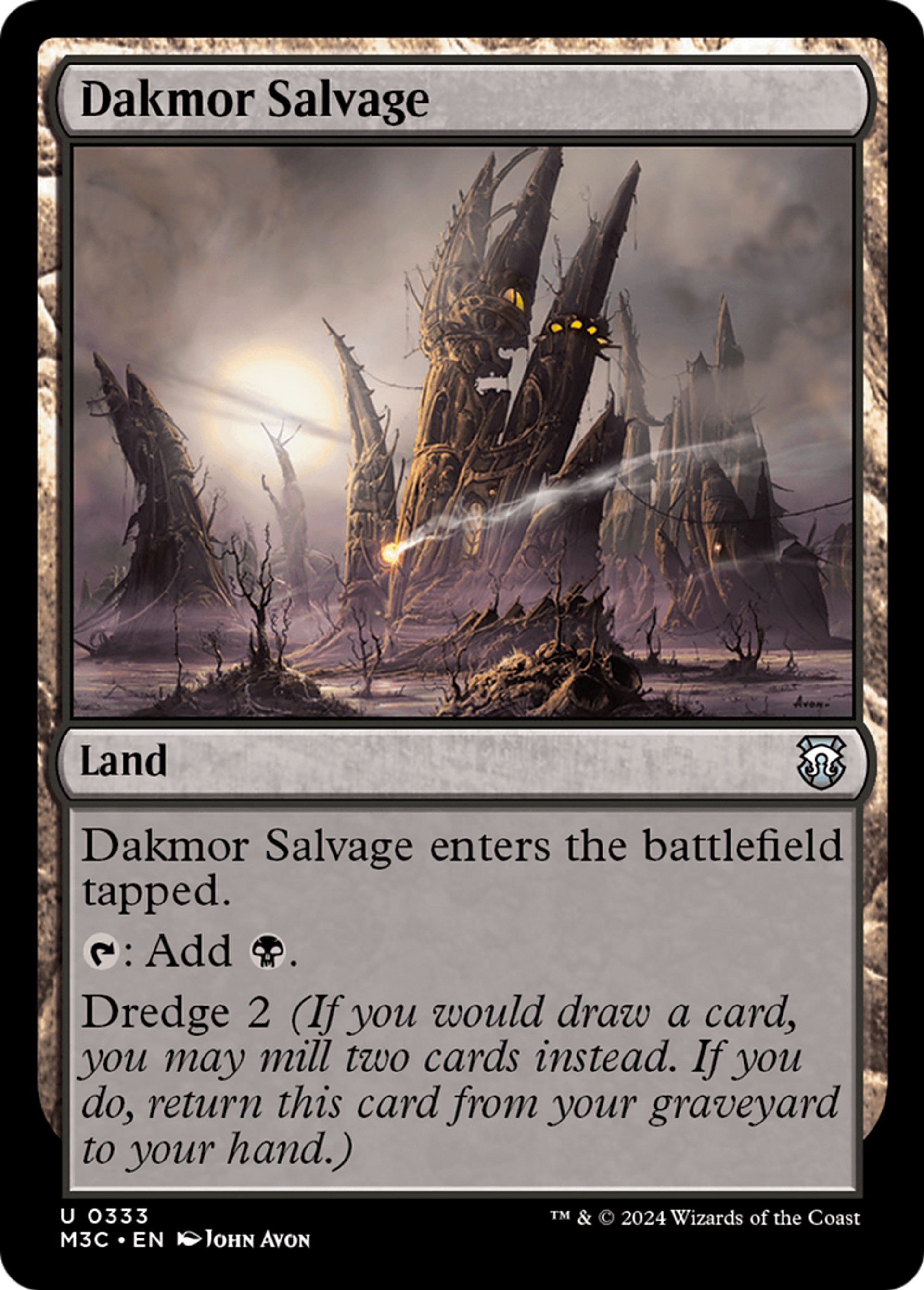 Dakmor Salvage — Modern Horizons 3 Commander — Magic: The Gathering