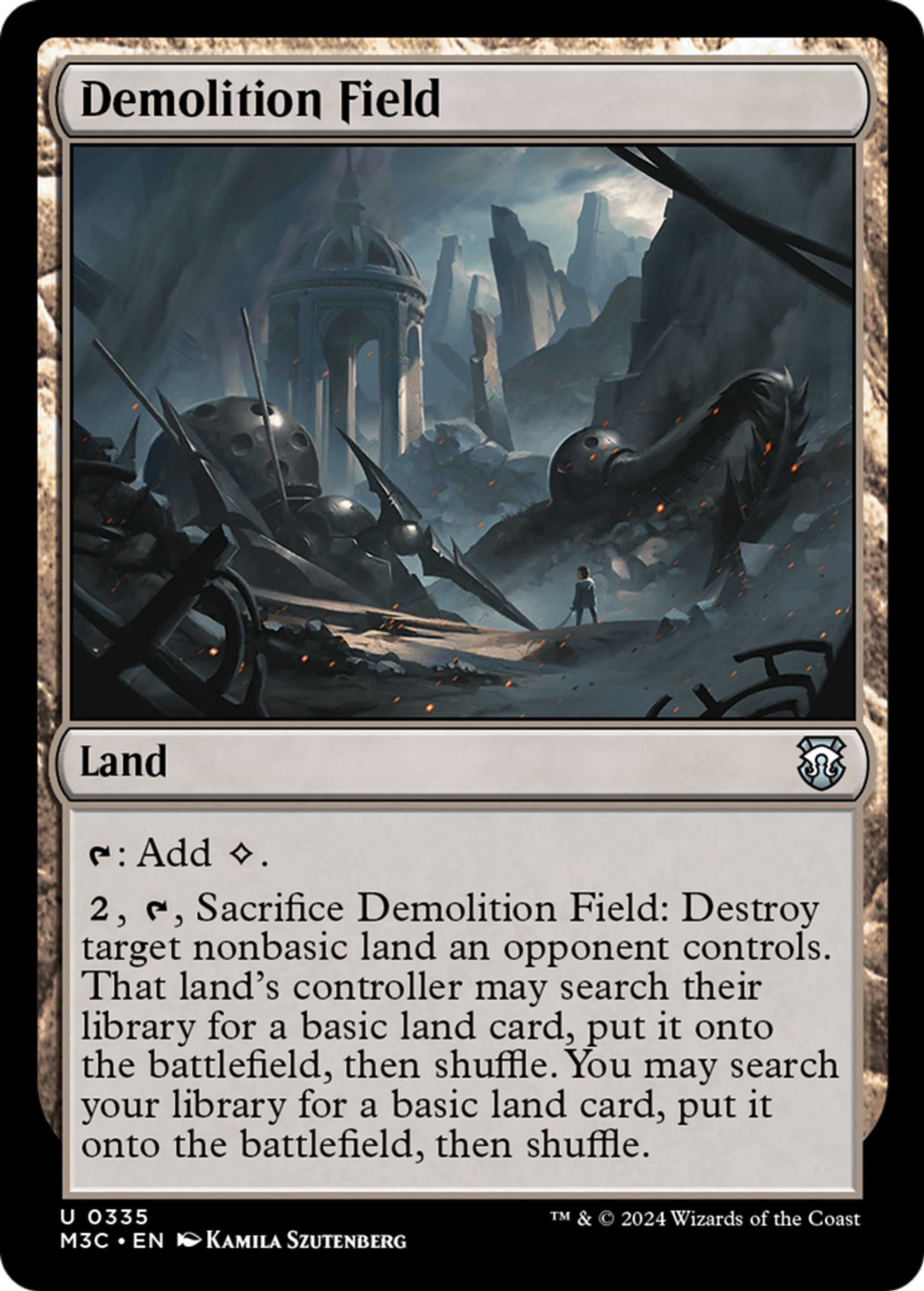 Demolition Field — Modern Horizons 3 Commander — Magic: The Gathering