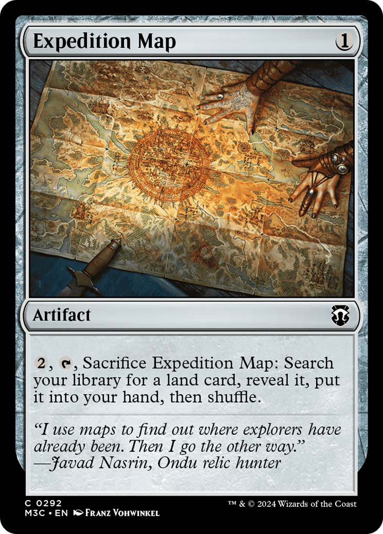 Expedition Map from Modern Horizons 3 Commander - Magic: The Gathering