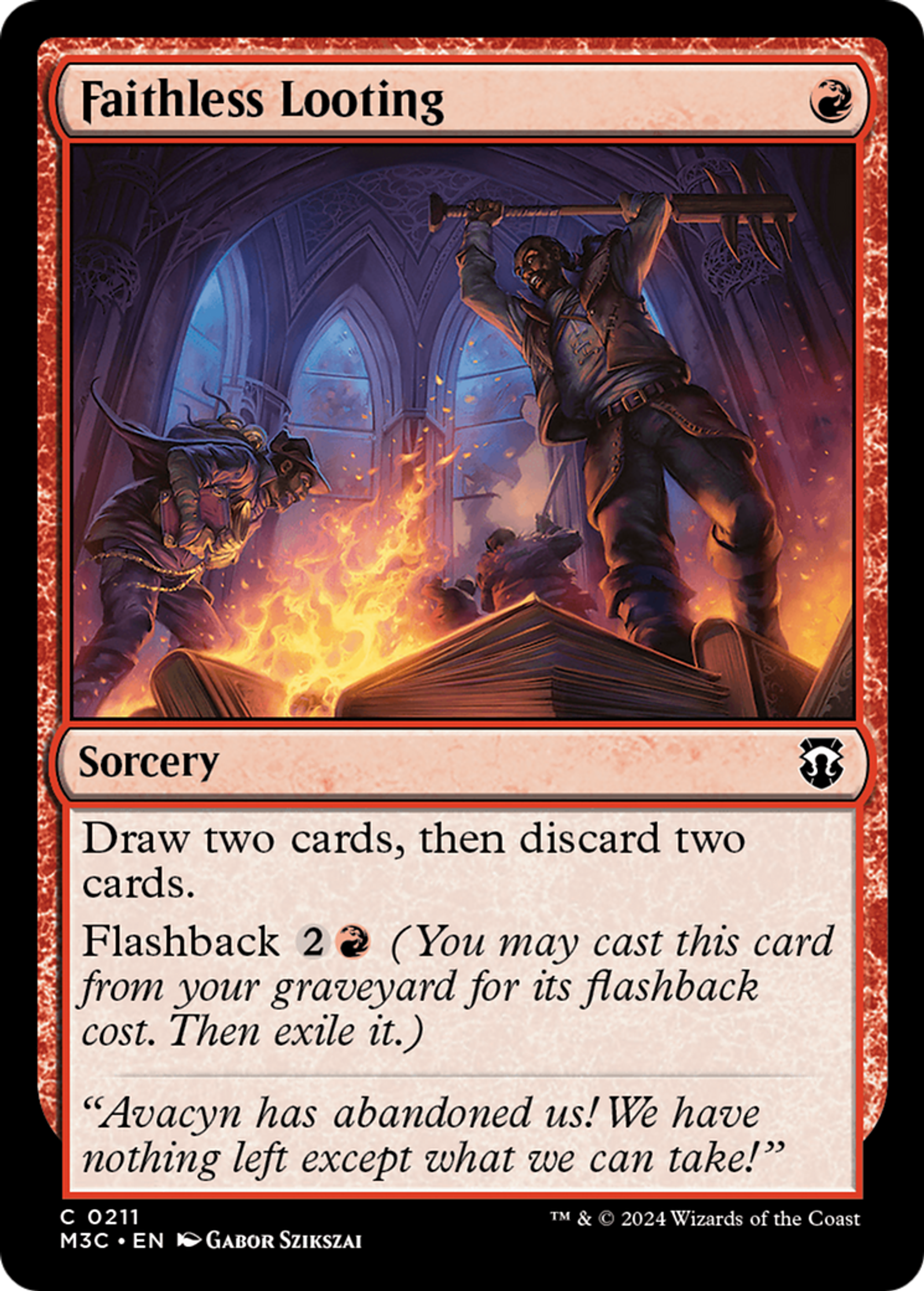 Pillage sans foi — Modern Horizons 3 Commander — Magic: The Gathering