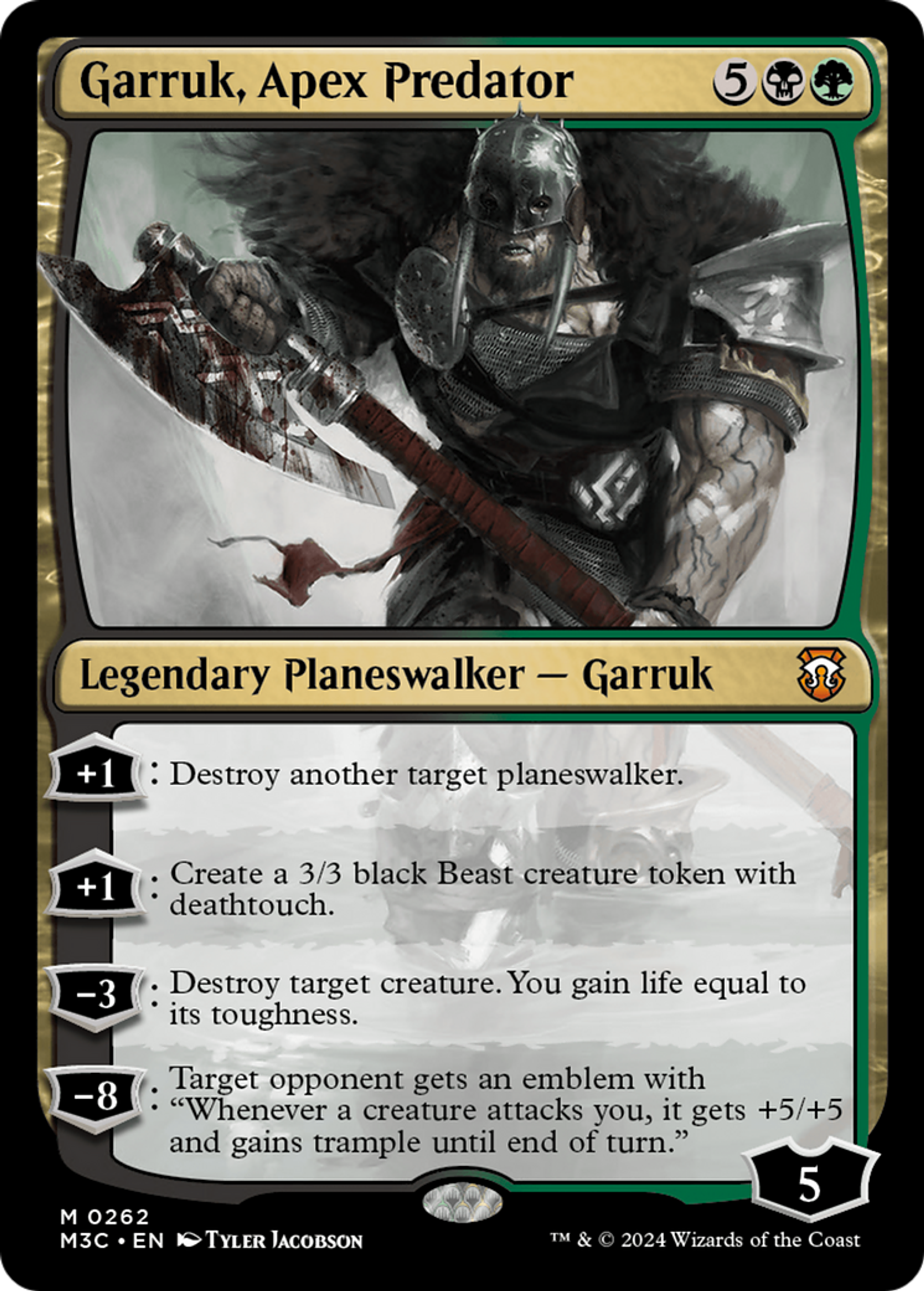 Garruk, Apex Predator — Modern Horizons 3 Commander — Magic: The Gathering
