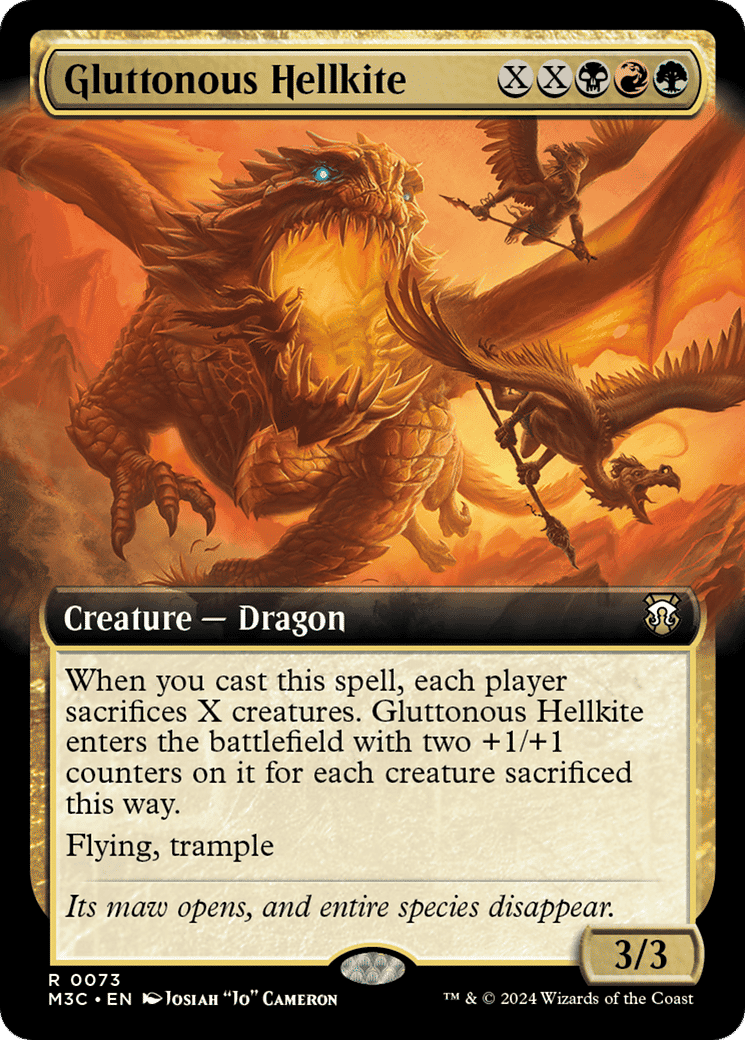 Gluttonous Hellkite — Modern Horizons 3 Commander — Magic: The Gathering