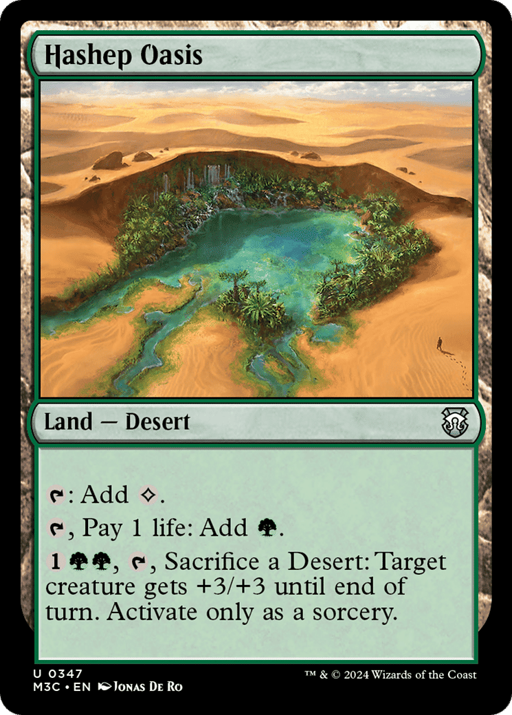 Hashep Oasis — Modern Horizons 3 Commander — Magic: The Gathering