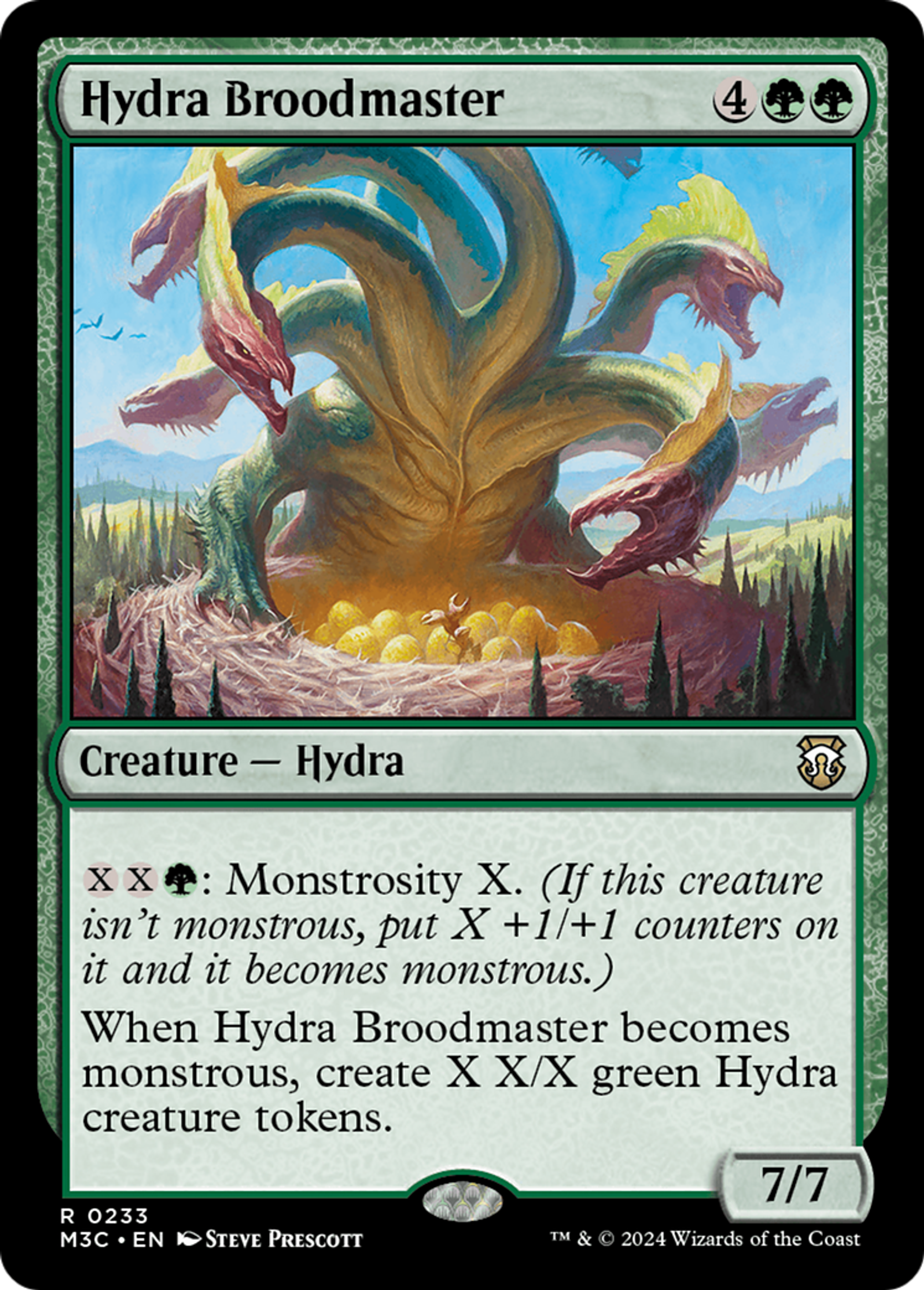 Hydra Broodmaster — Modern Horizons 3 Commander — Magic: The Gathering