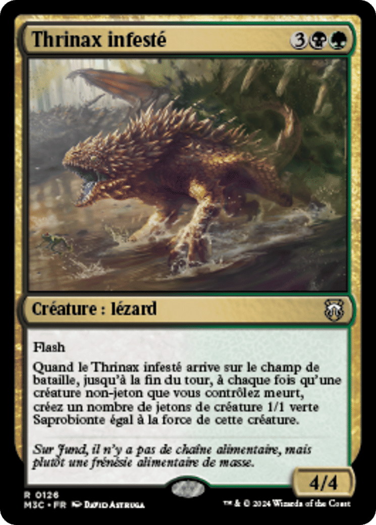 Thrinax infesté — Modern Horizons 3 Commander — Magic: The Gathering