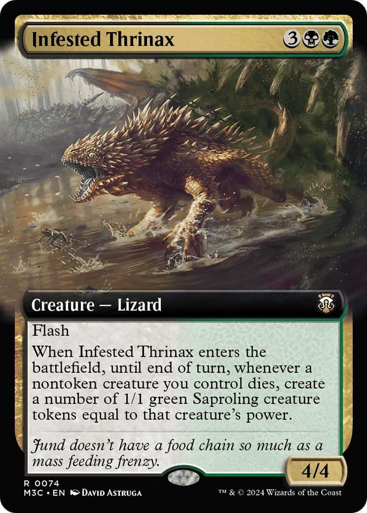 Infested Thrinax — Modern Horizons 3 Commander — Magic: The Gathering