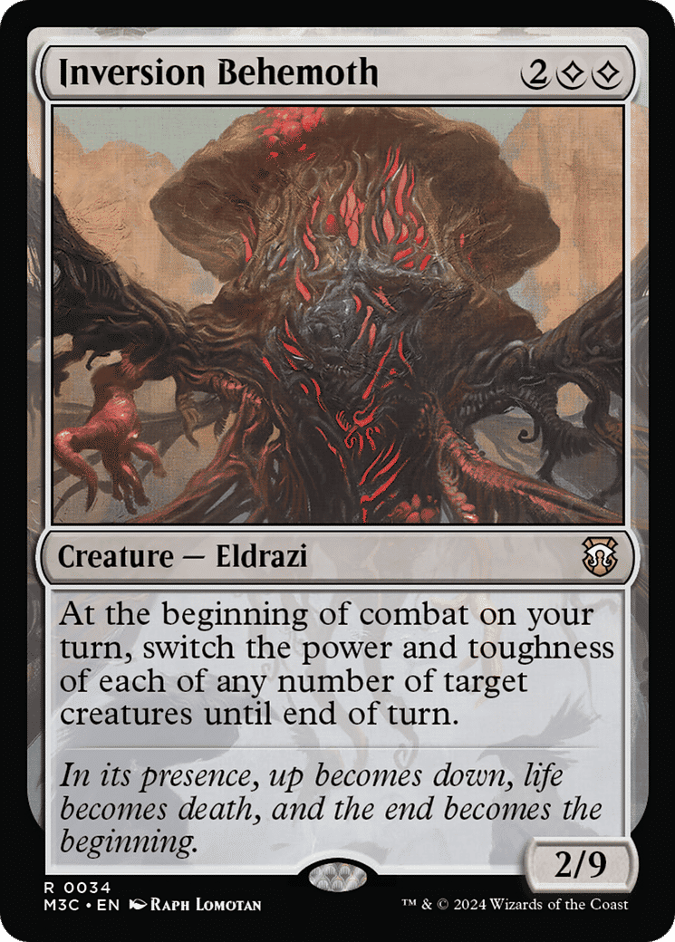 Inversion Behemoth — Modern Horizons 3 Commander — Magic: The Gathering